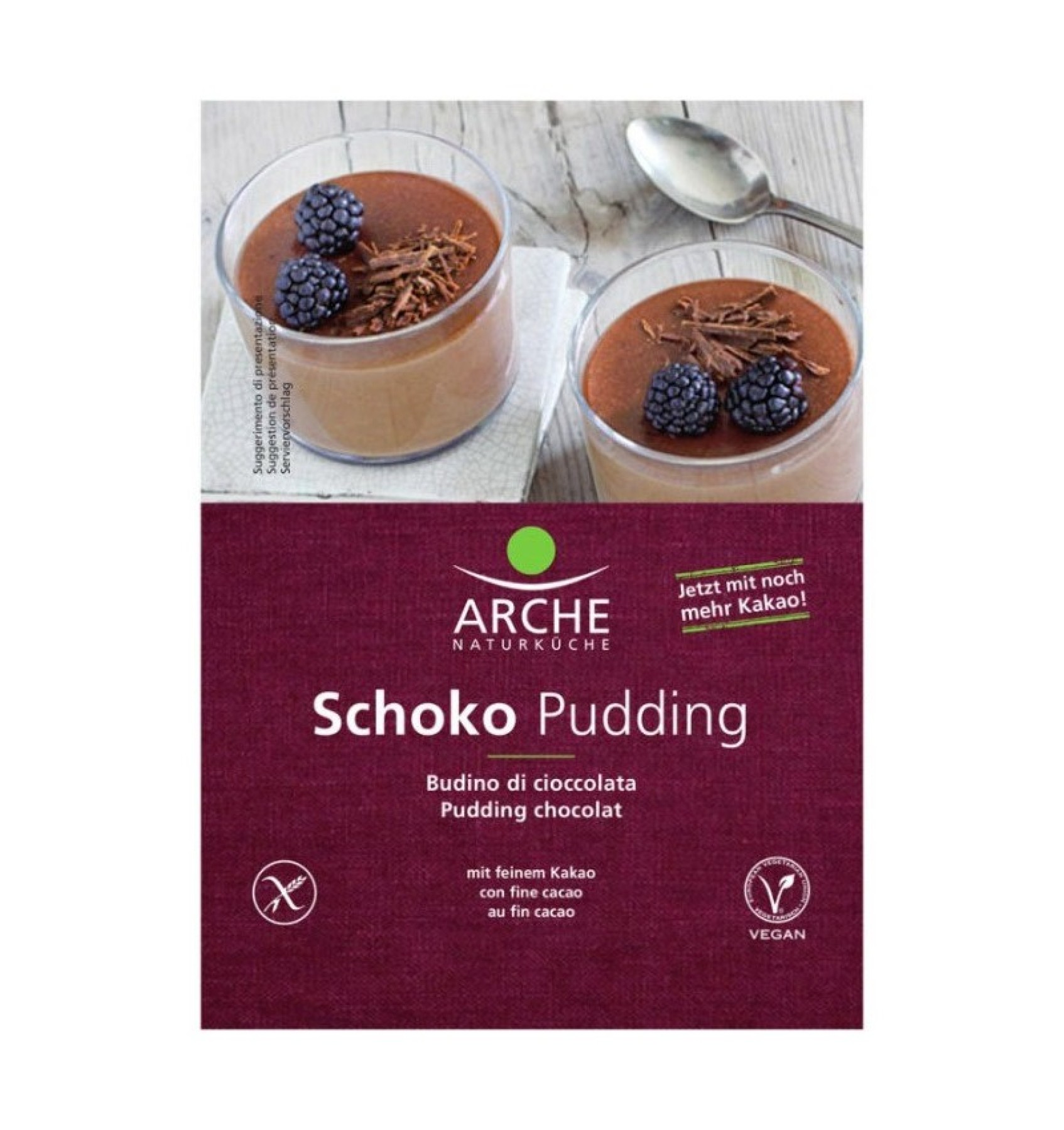 Budinca bio de ciocolata, 50 g