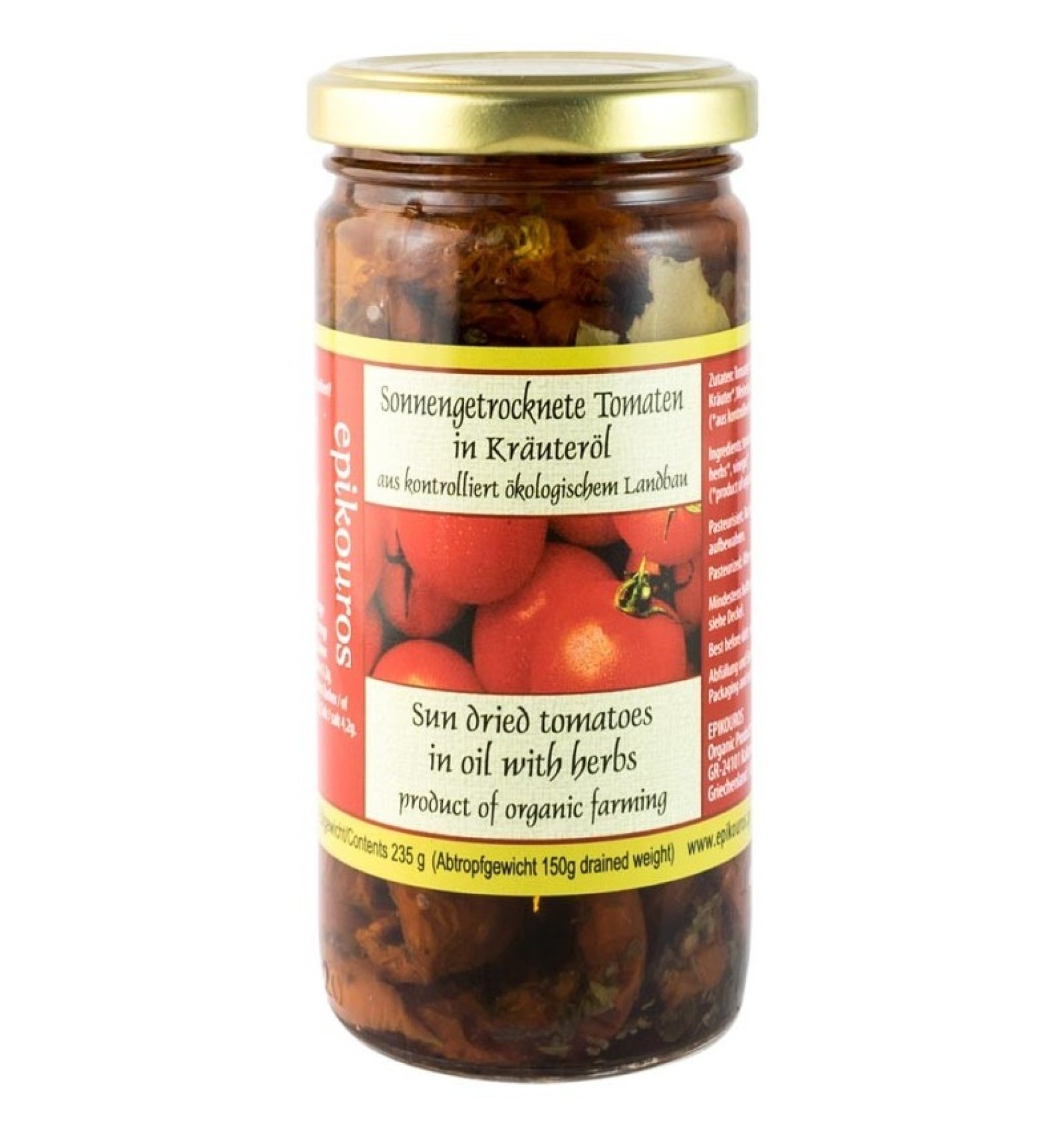 ECO/BIO Rosii uscate, in ulei 235gr