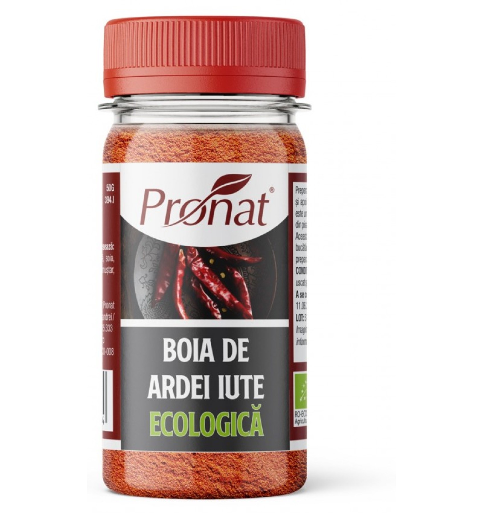Boia de ardei iute BIO, 50 g