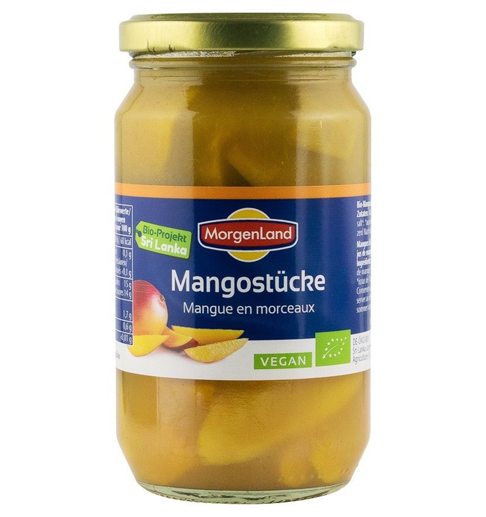 BIO Mango bucati, 350 g MORGENLAND