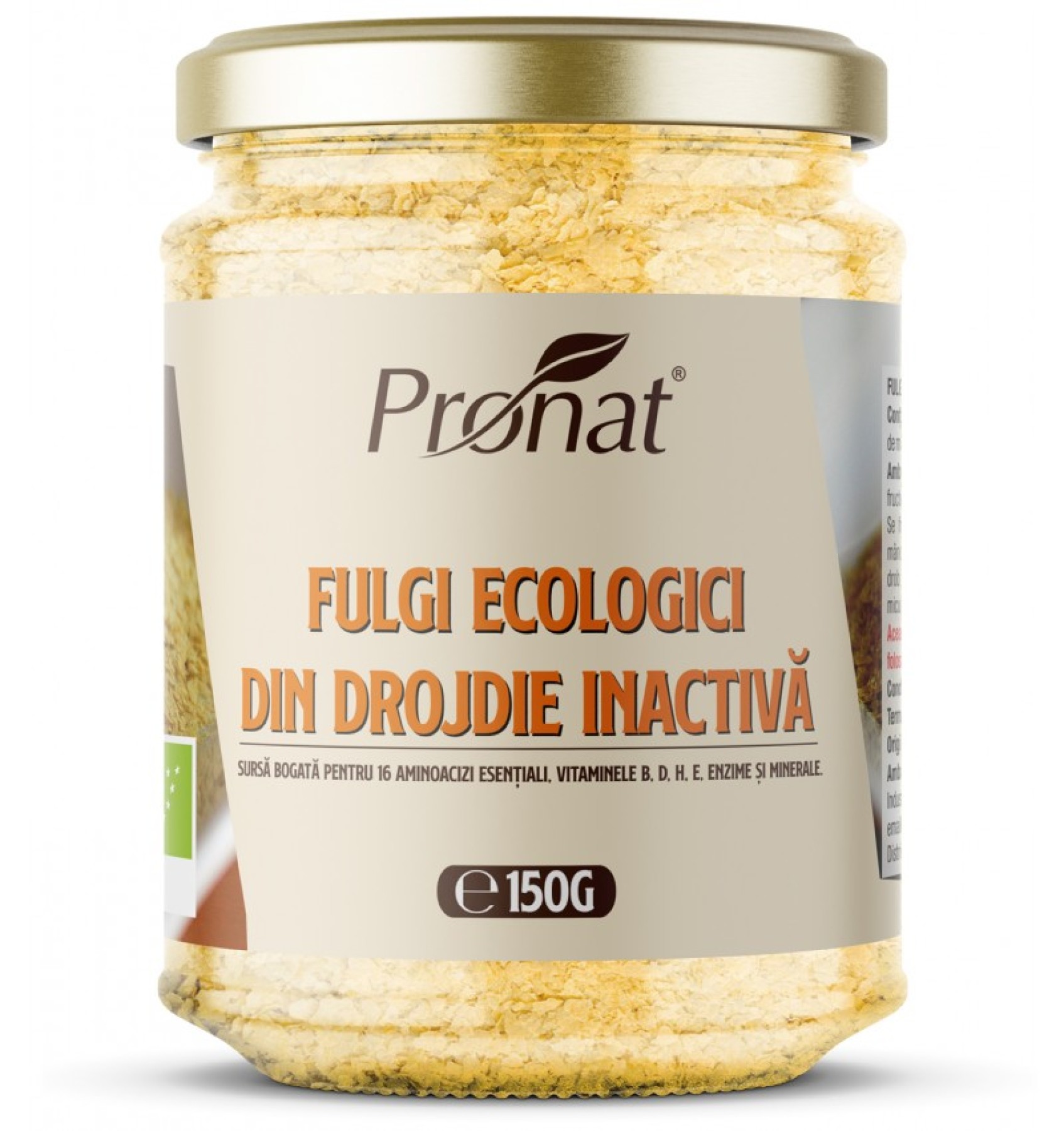 Fulgi Bio din drojdie nutritivă inactiva, 150g
