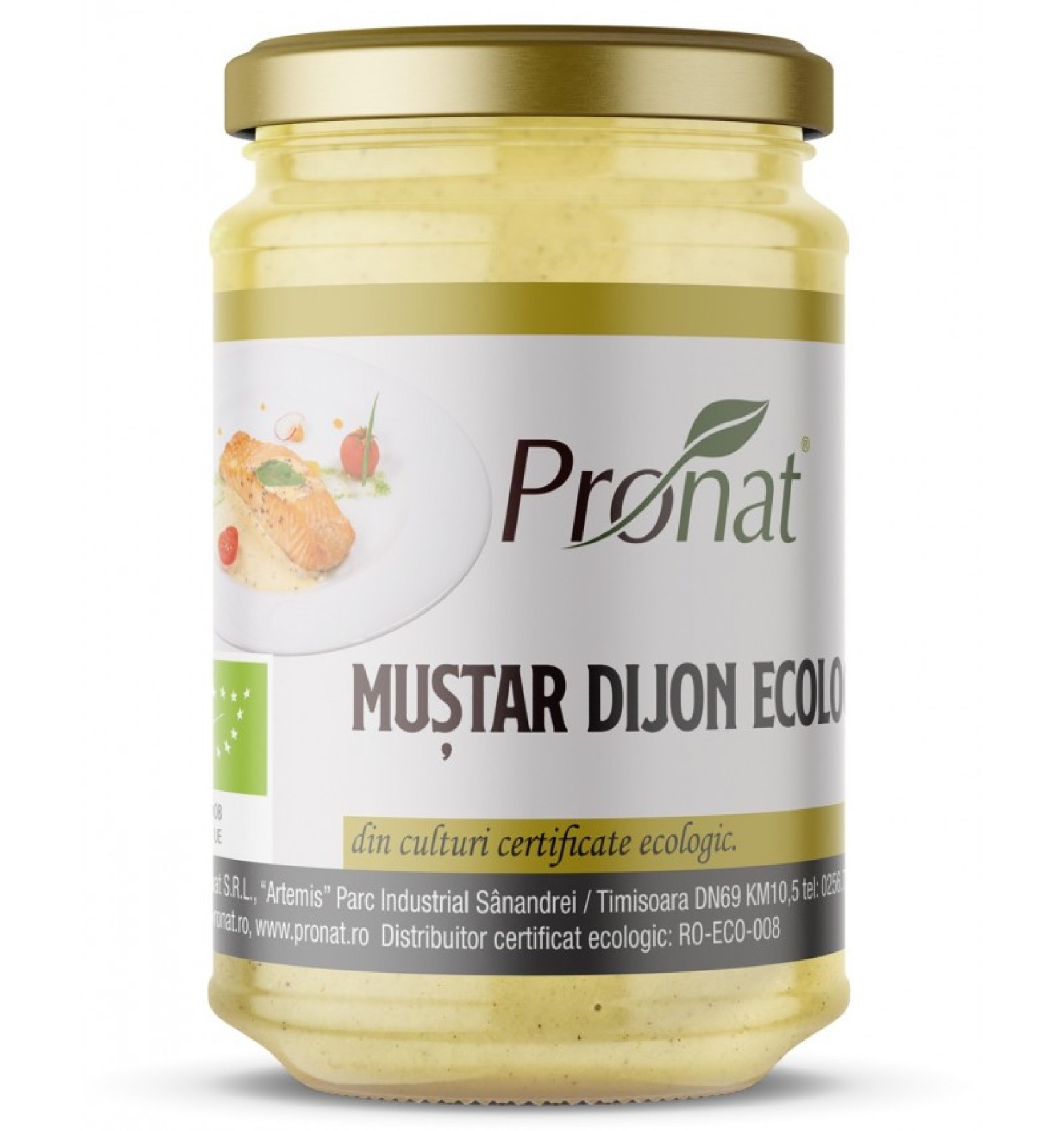 Mustar Dijon Bio, 300 g