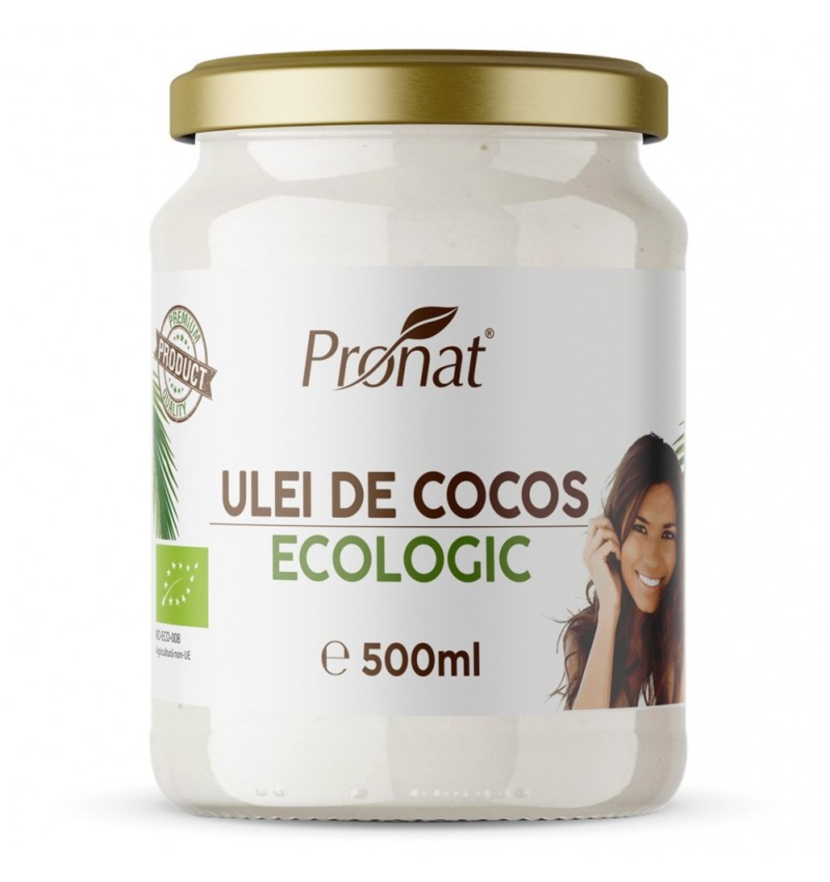 Ulei de cocos RBD Bio, 500 ml
