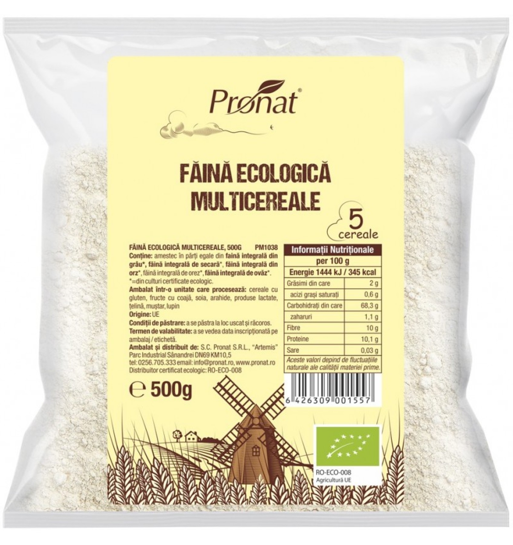 Faina multicereale Bio, 500 gr