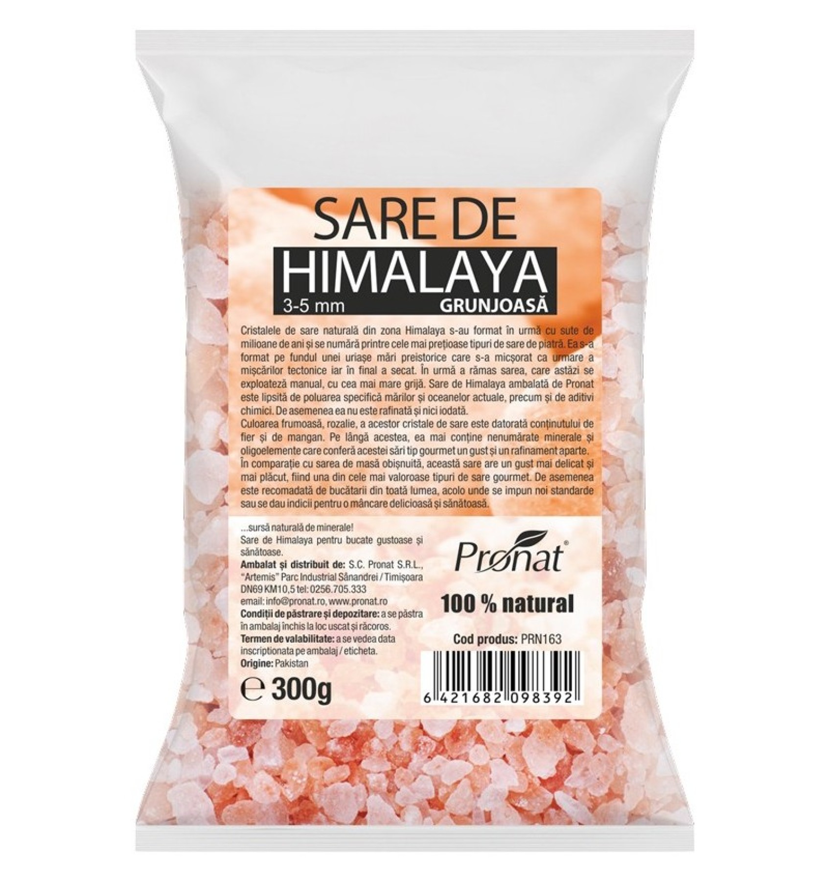Sare de Himalaya grunjoasa, 300 g v