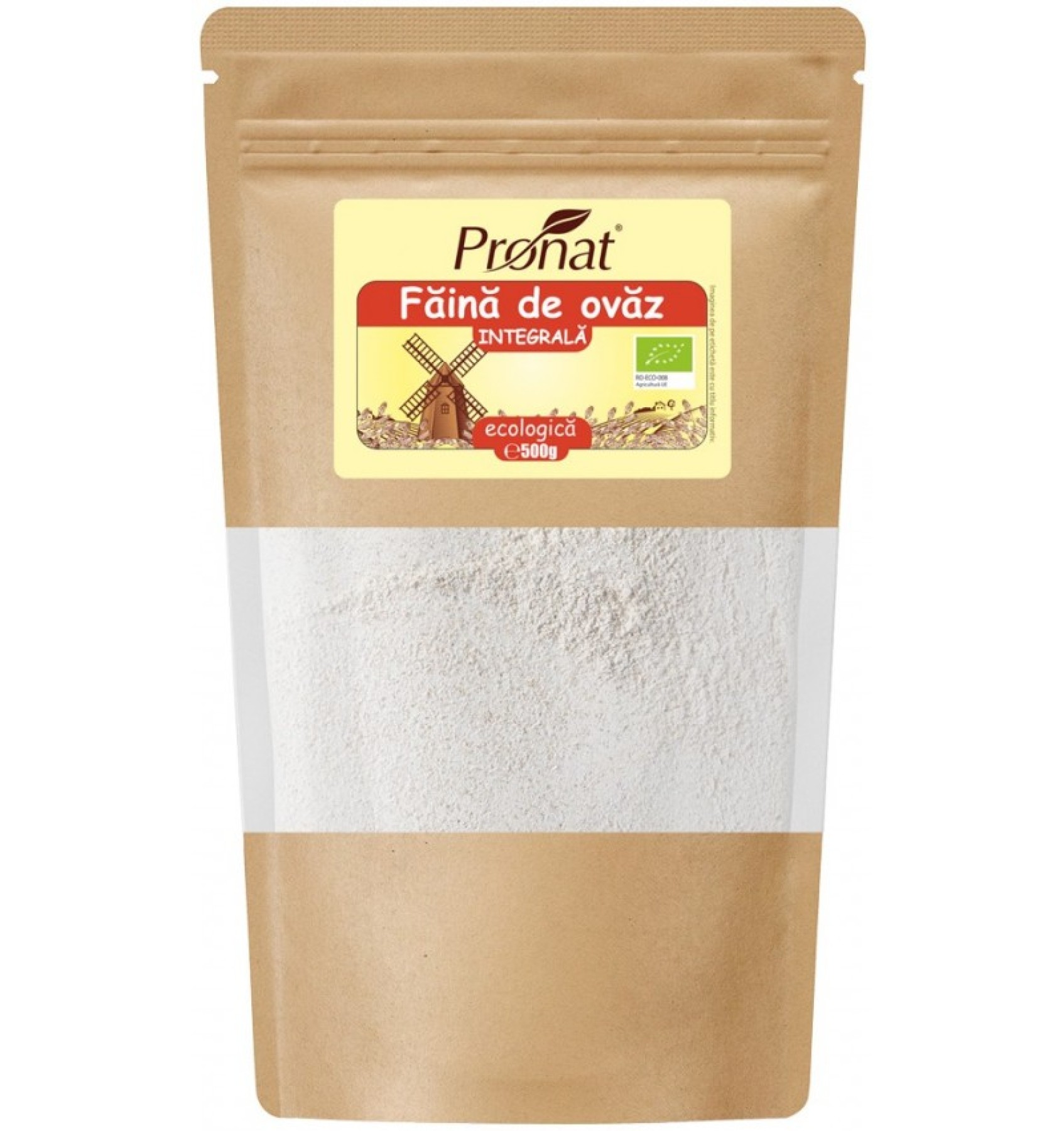 Faina integrala de ovaz Bio, 500gr