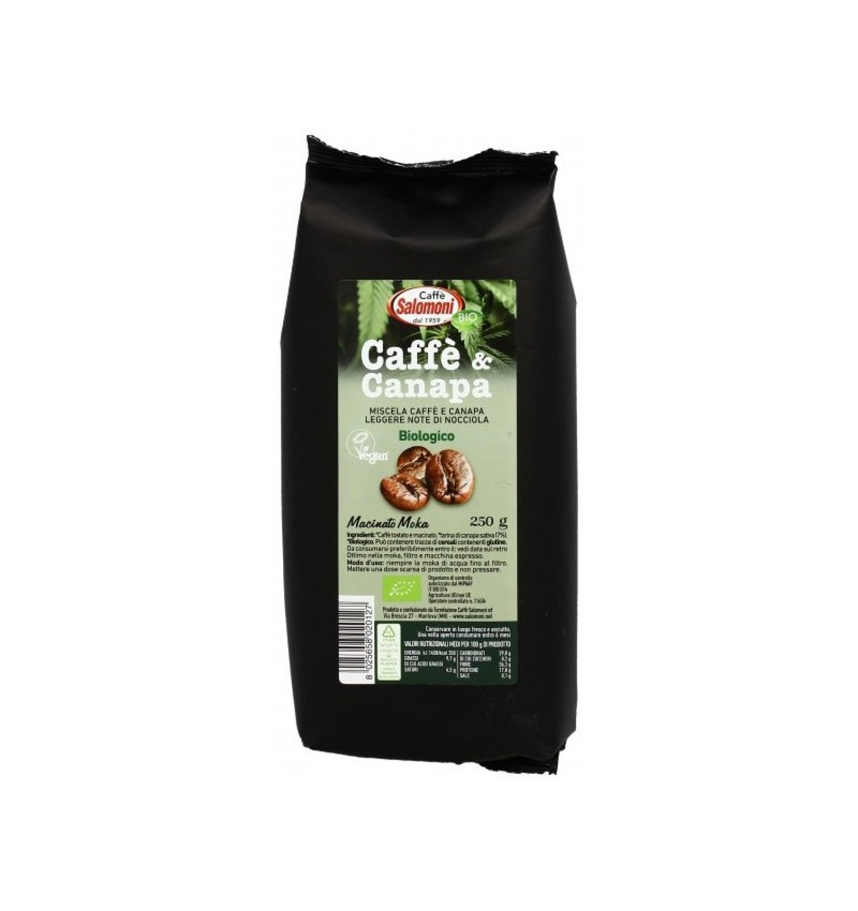 Cafea si Canepa BIO 250 g Salomoni