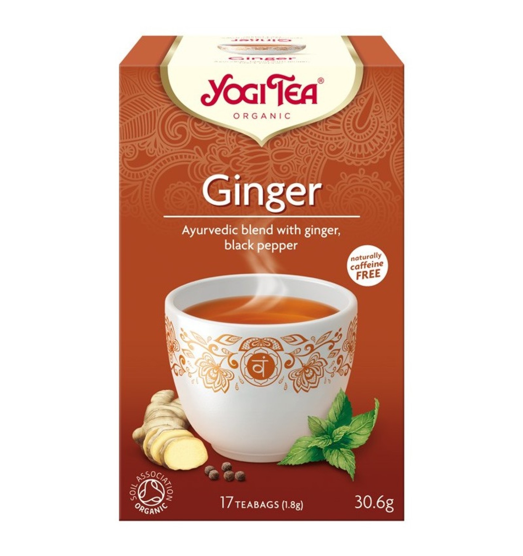 Ceai Bio de Ghimbir, 17 pliculete 30.6gr Yogi Tea
