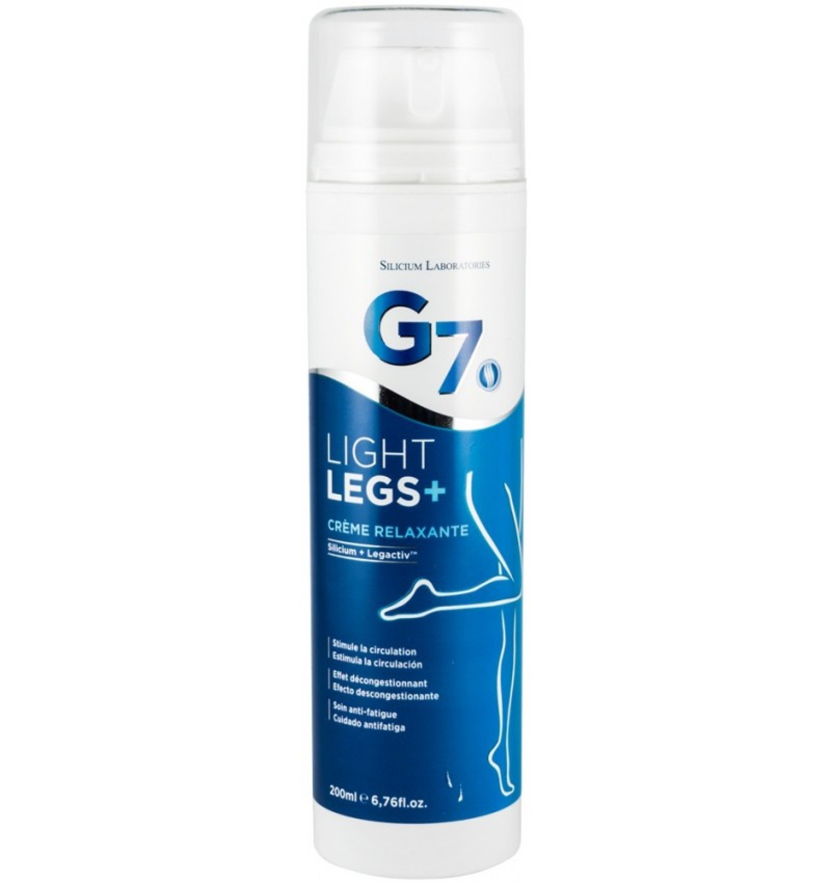 SILICIUM G7 CREMA RELAXANTA PICIOARE USOARE +, 200ML
