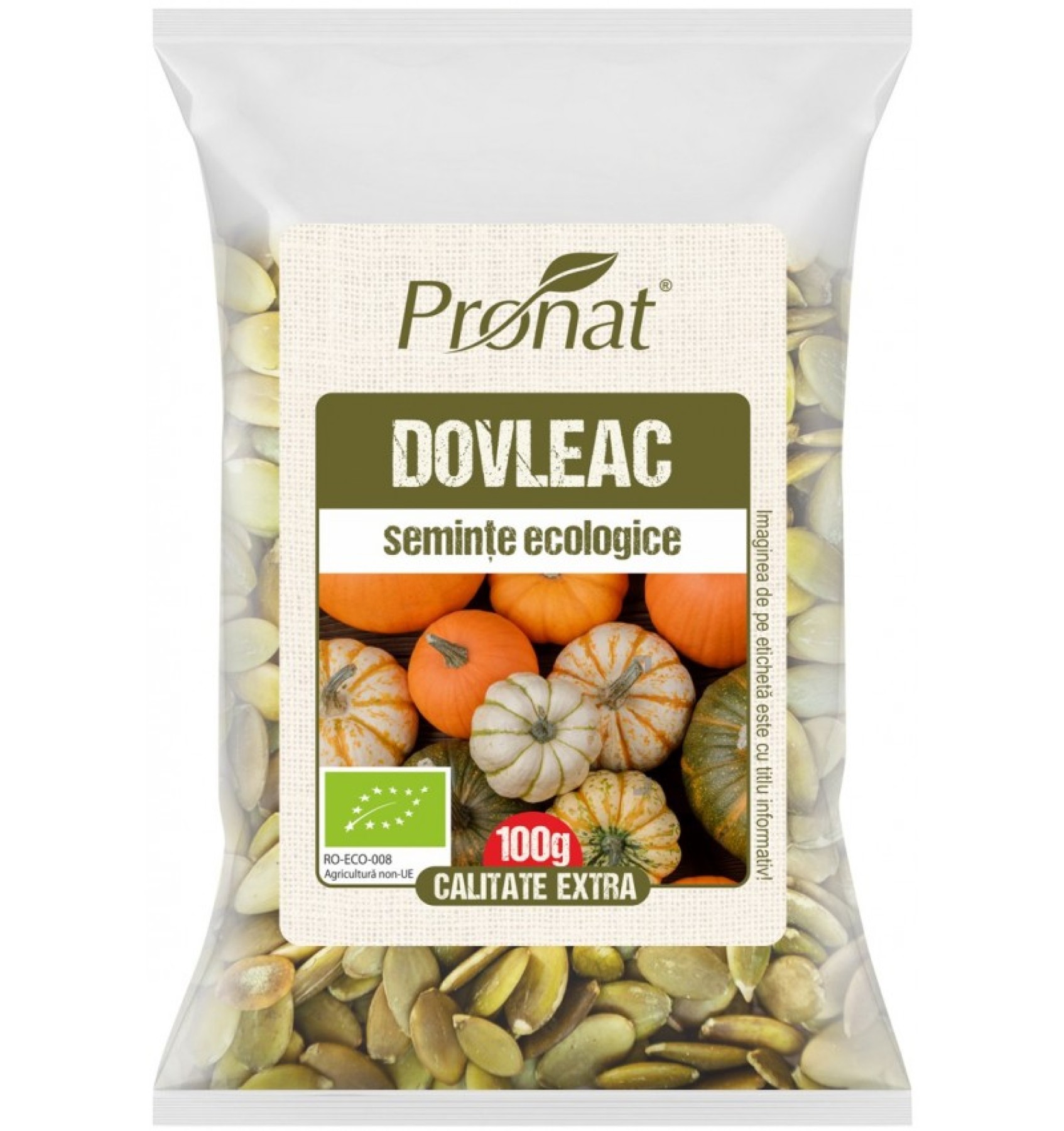 Seminte de dovleac Bio, 100 g