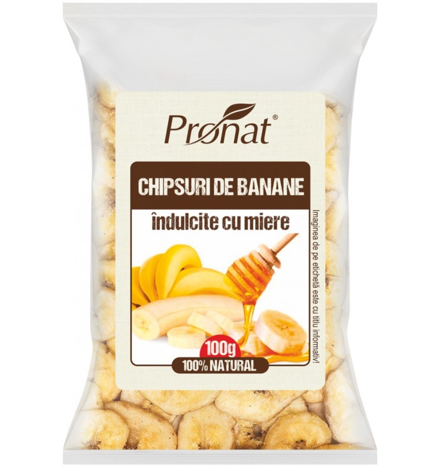Chipsuri de banane cu miere 100g