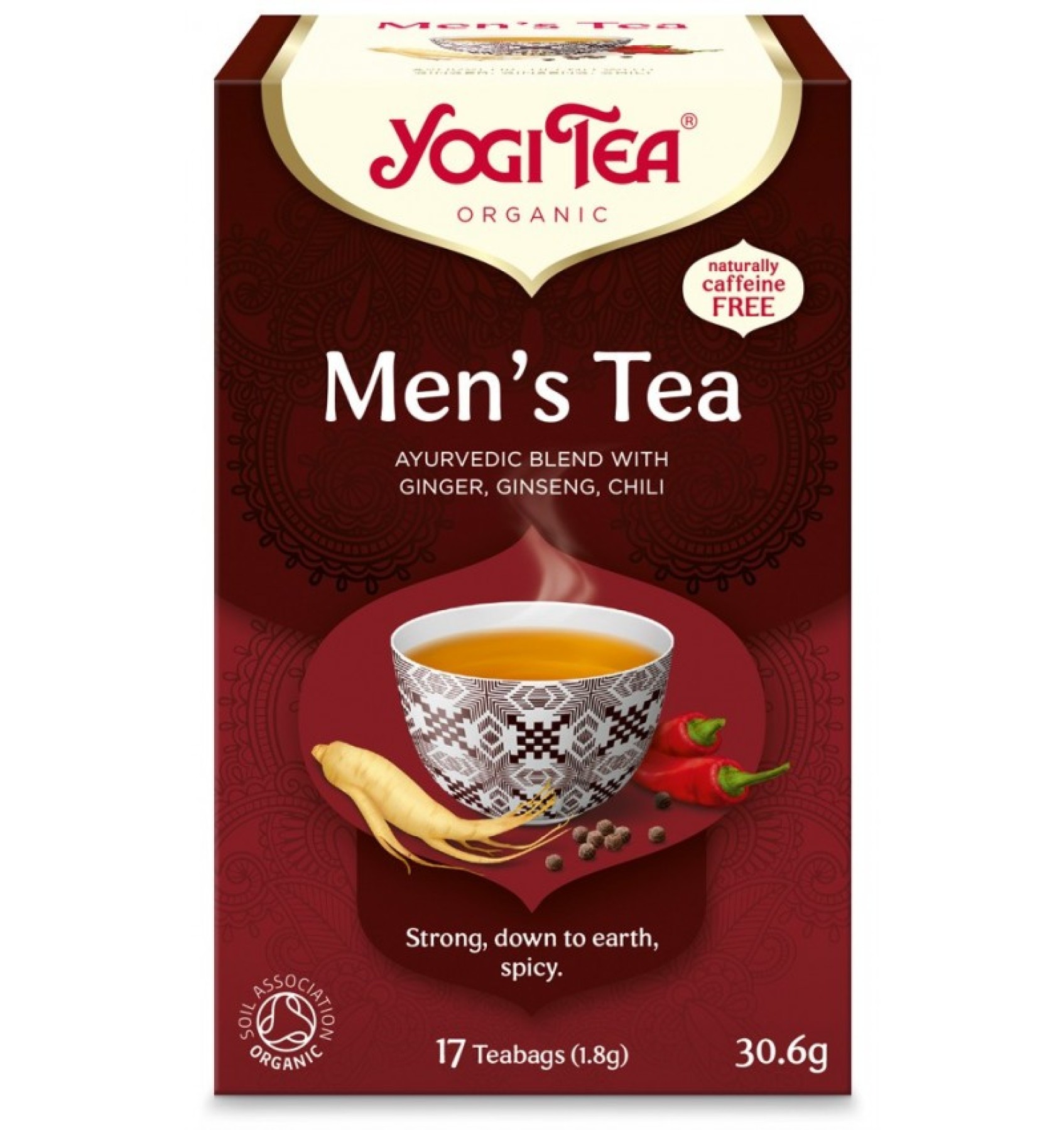 CEAI BIO PENTRU BARBATI, 17 PLICULETE X 1,8G (30,6G) YOGI TEA