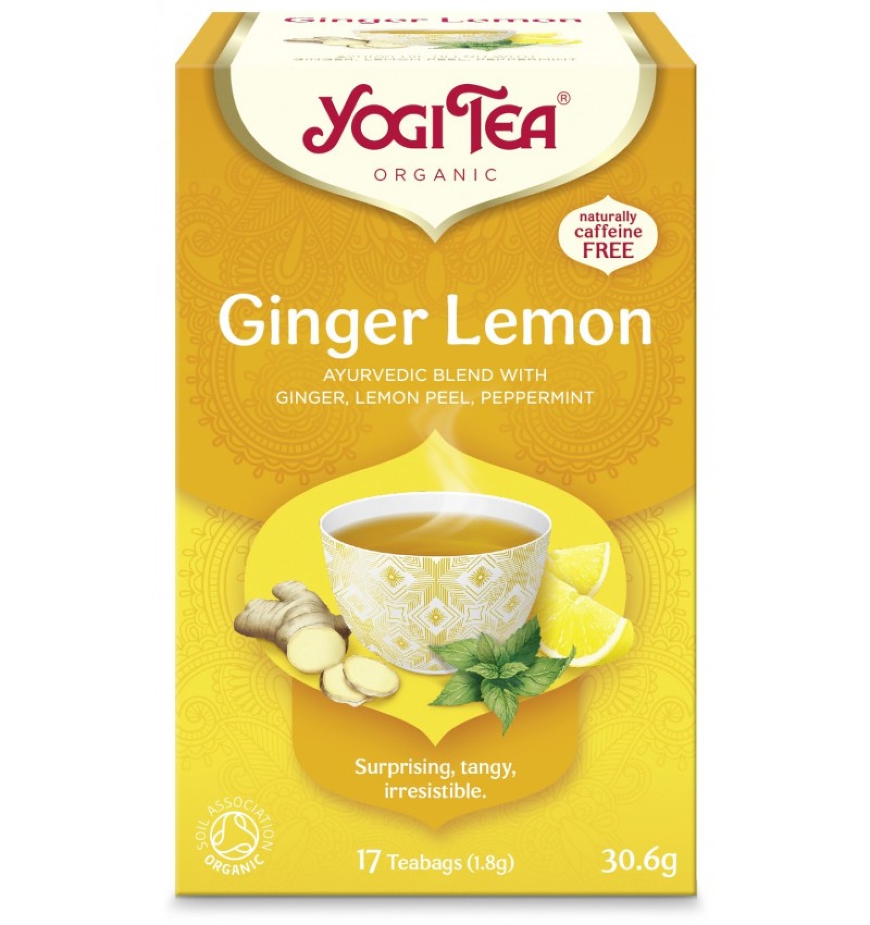 Ceai Bio GHIMBIR si lamaie, 17 pliculete 30.6gr Yogi Tea