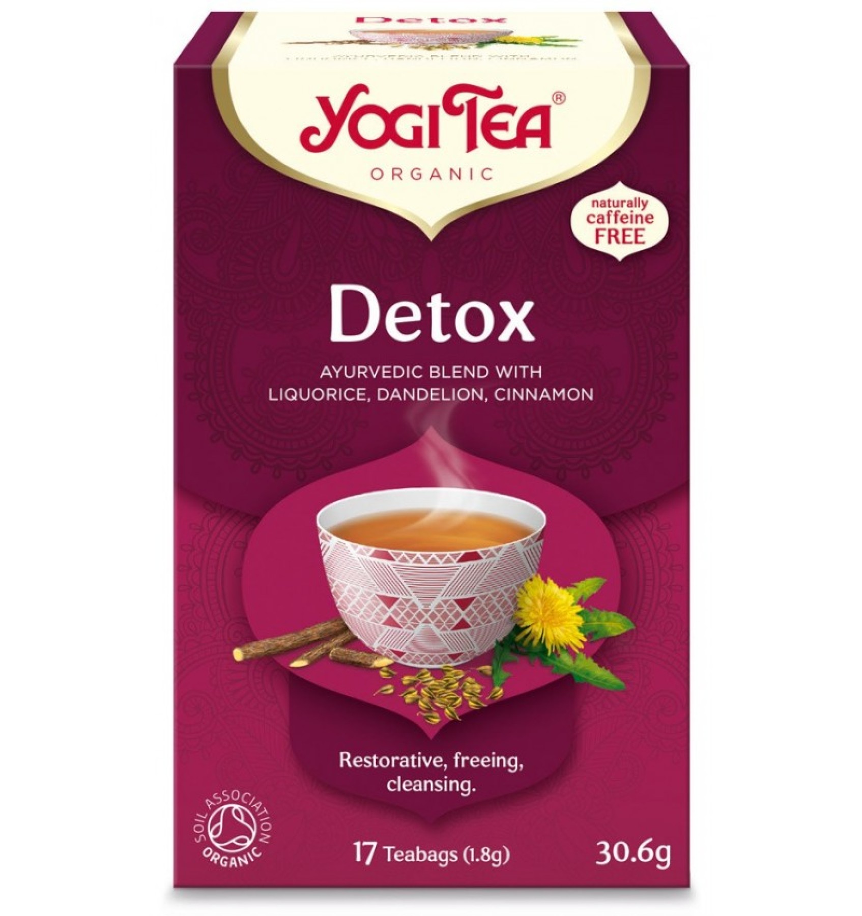 CEAI BIO DETOXIFIANT, 17 PLICULETE X 1.8 G, (30.6 G) YOGI TEA