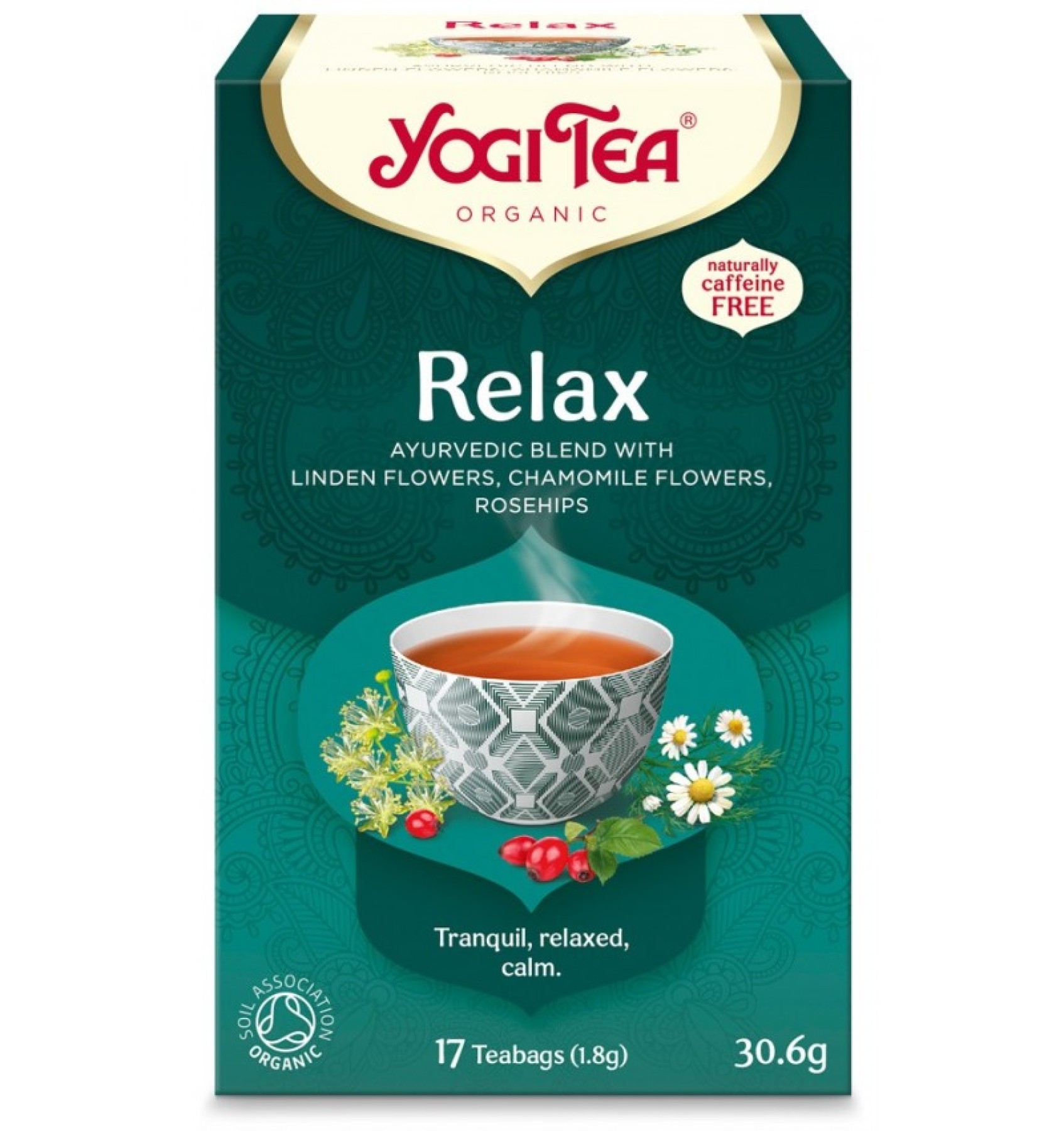 CEAI BIO CALMANT, 17 PLICULETE X 1,8G (30,6G) YOGI TEA