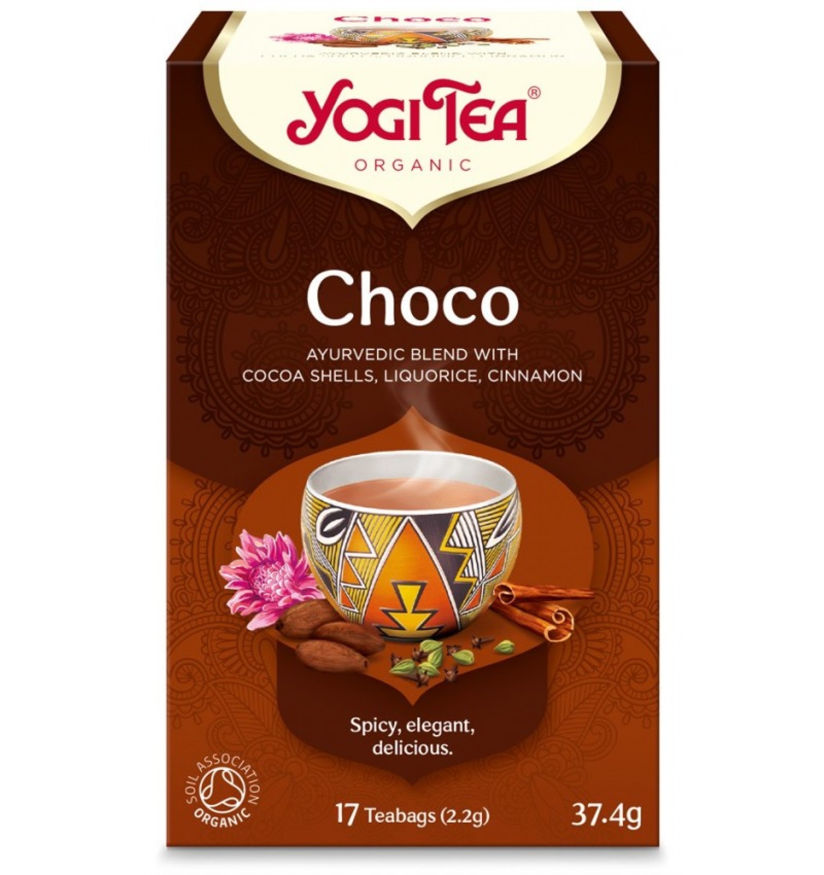 CEAI BIO CHOCO, 17 PLICULETE X 2,2G (37,4G) YOGI TEA