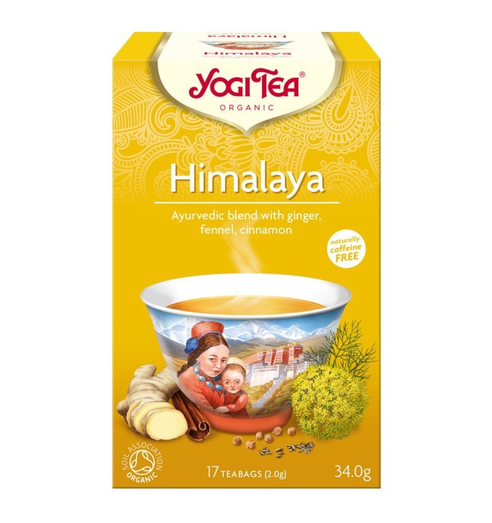 Ceai Bio HIMALAYA, 17 pliculete 34 g Yogi Tea