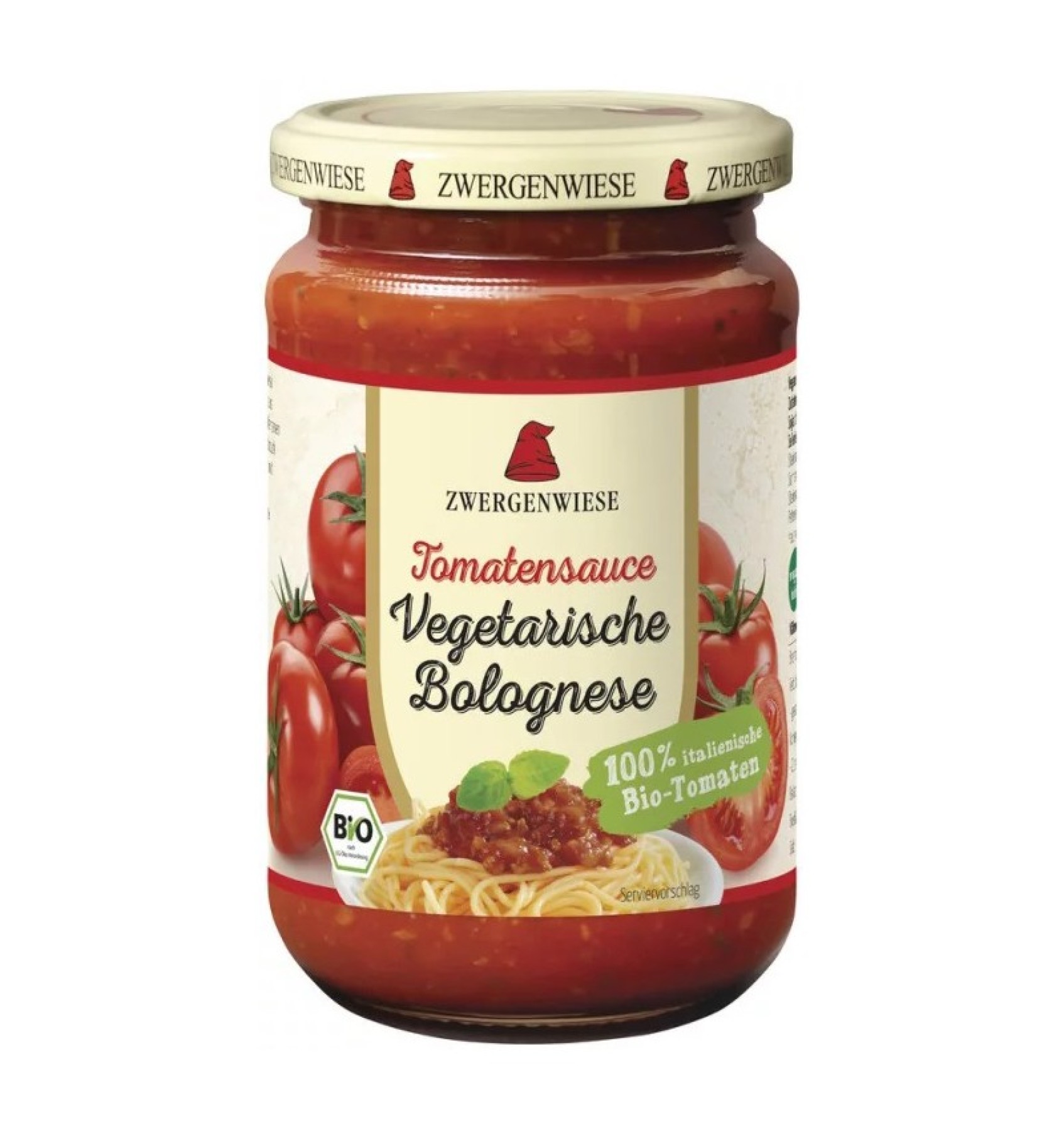 Sos BIO de rosii Bolognese, 340 g ZWERGENWIESE