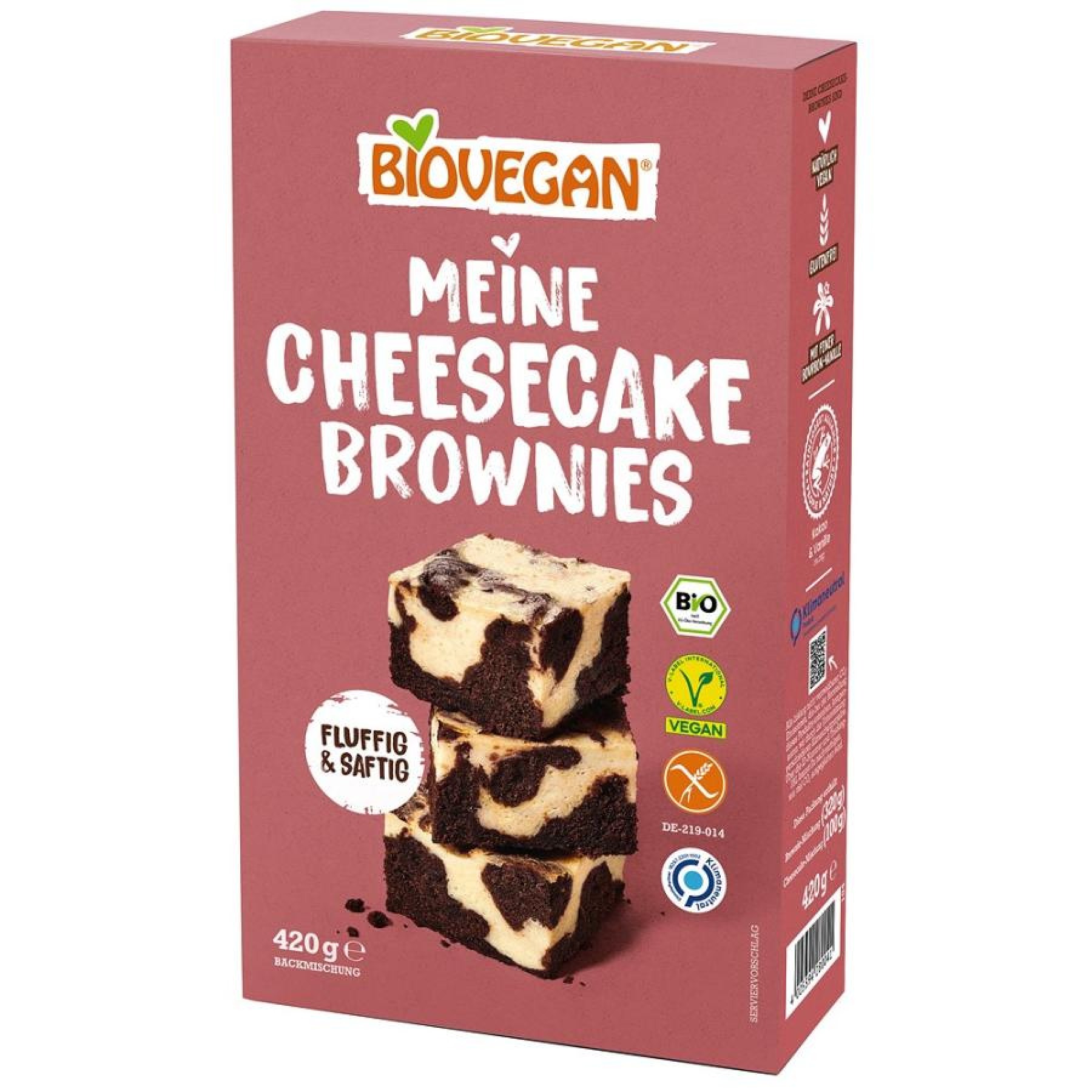 Mix pentru cheesecake brownies fara gluten - 420 g