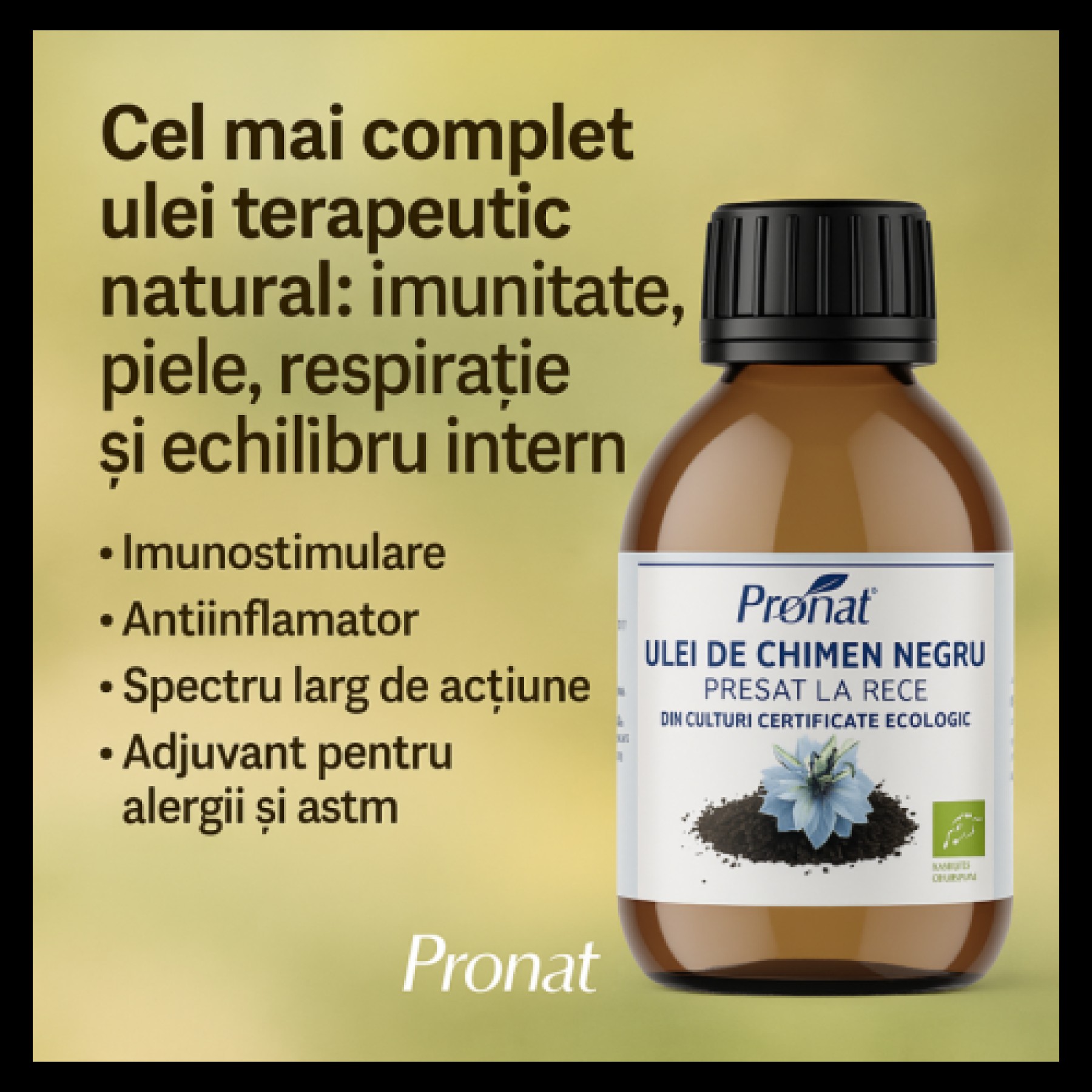 ECO/BIO Ulei de chimen negru 250ml