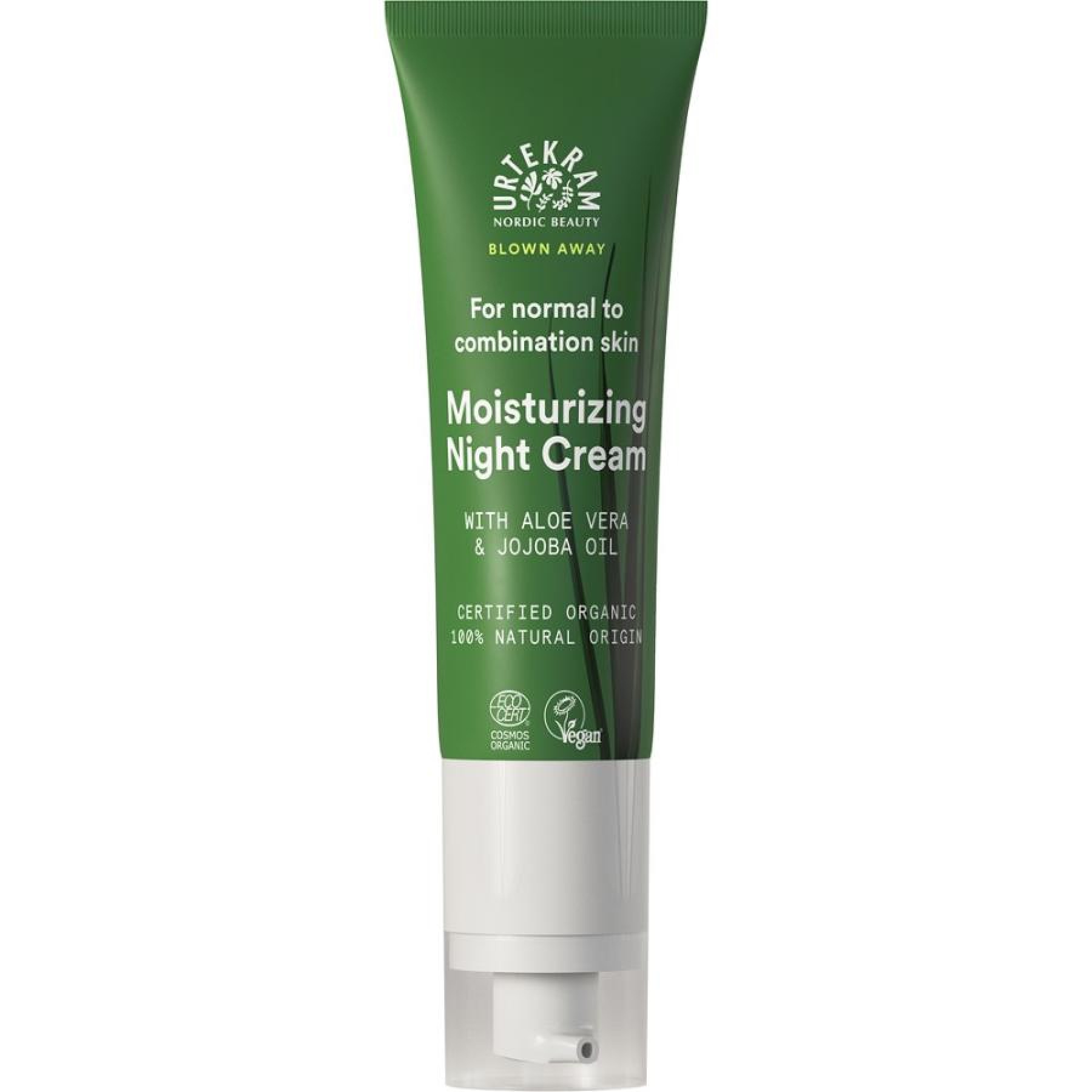 Crema racoritoare de noapte cu aloe vera si ulei de jojoba pentru piele normala pana la mixta - 50 ml