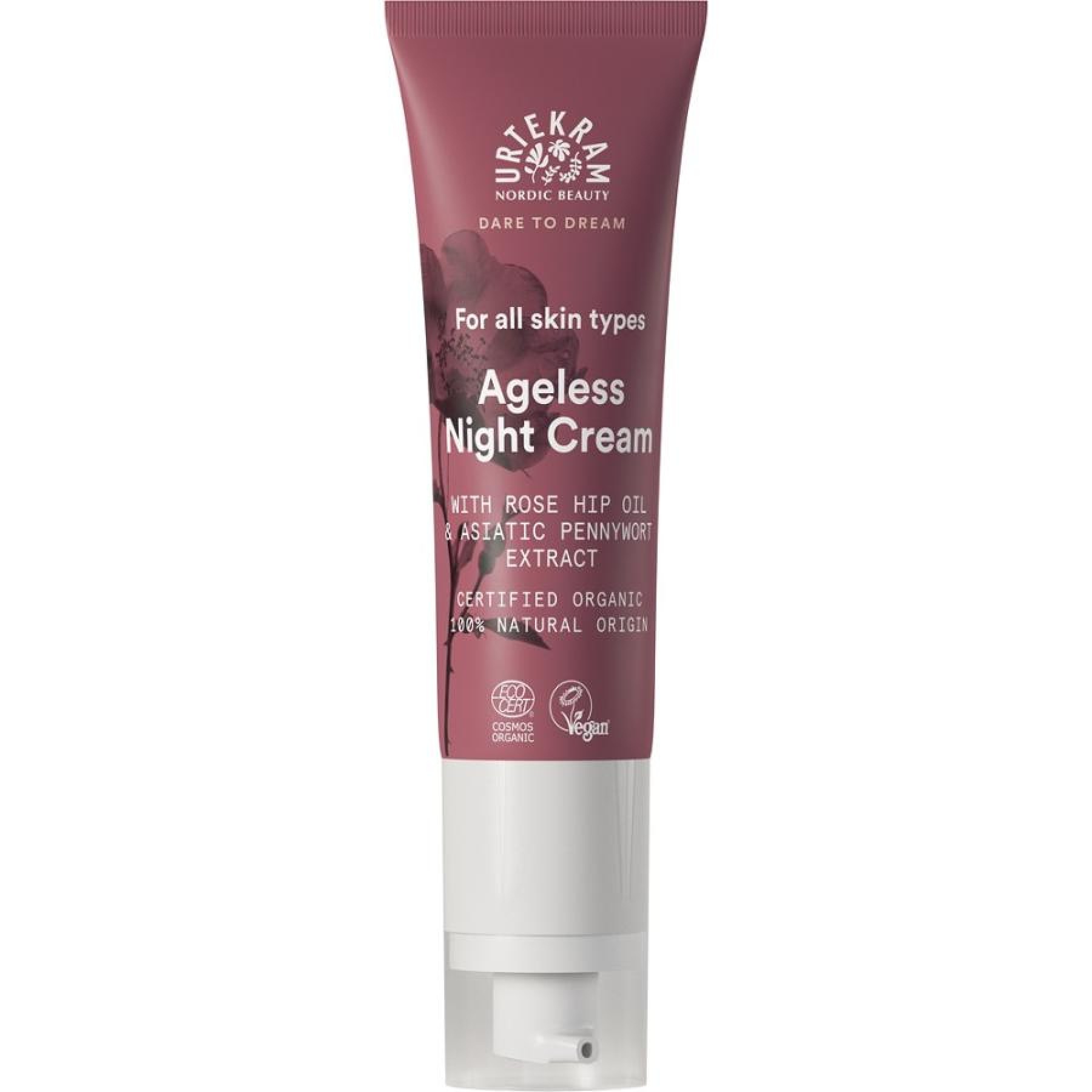 Crema de noapte pentru orice tip de ten cu ulei de macese si extract de centella asiatica - 50 ml