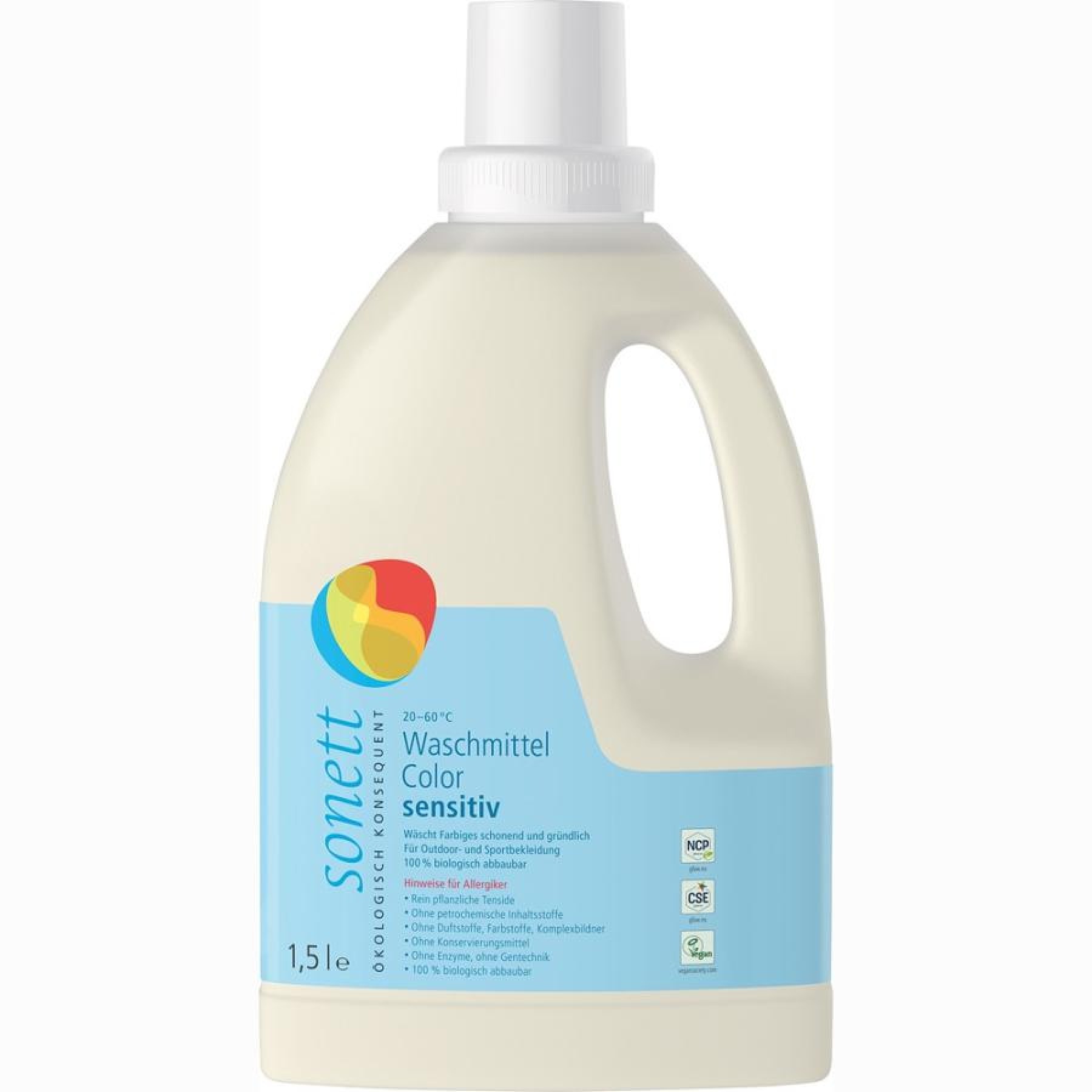 Detergent lichid pentru rufe colorate pentru alergici - 1.50 L