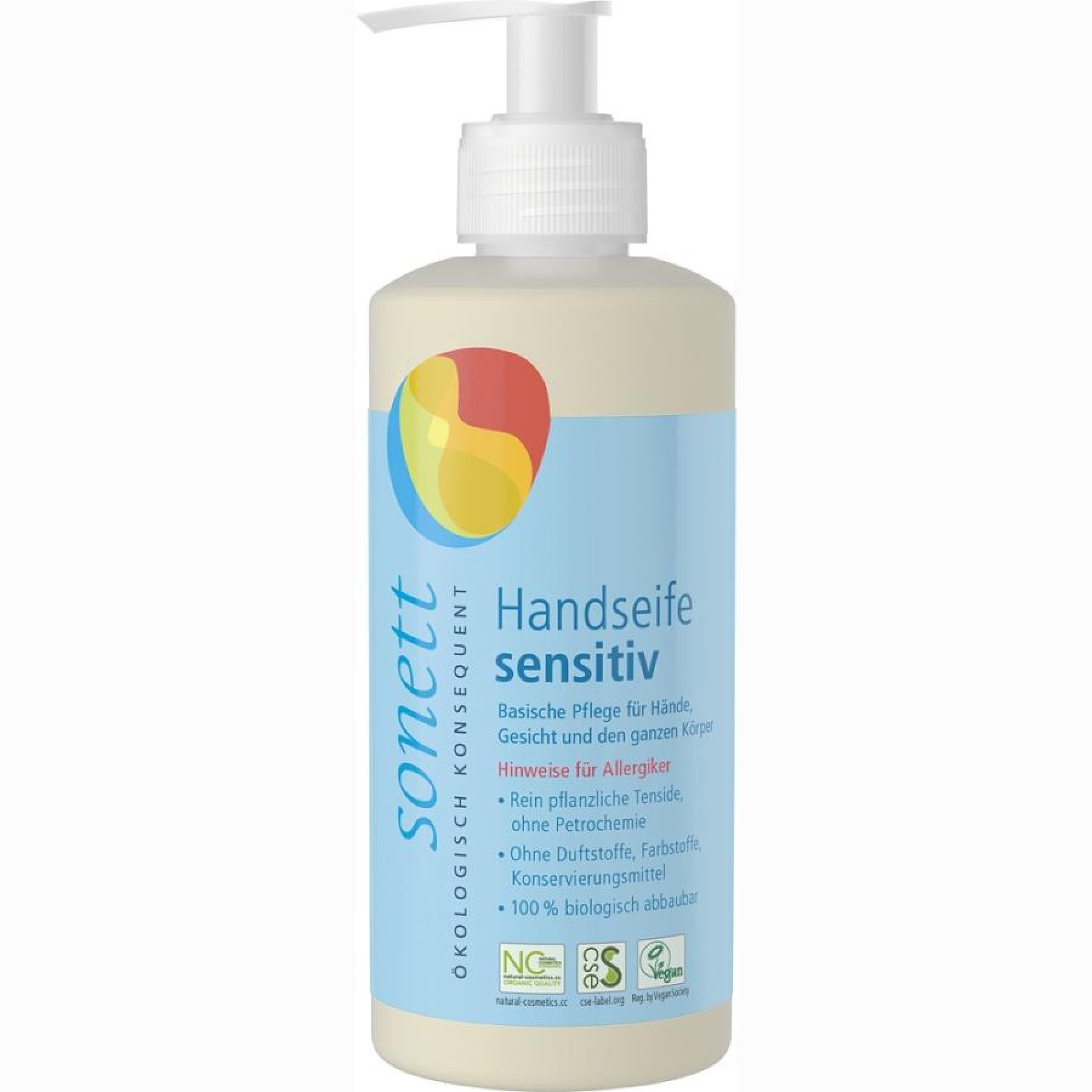 Sapun lichid fara parfum pentru alergici - 300 ml