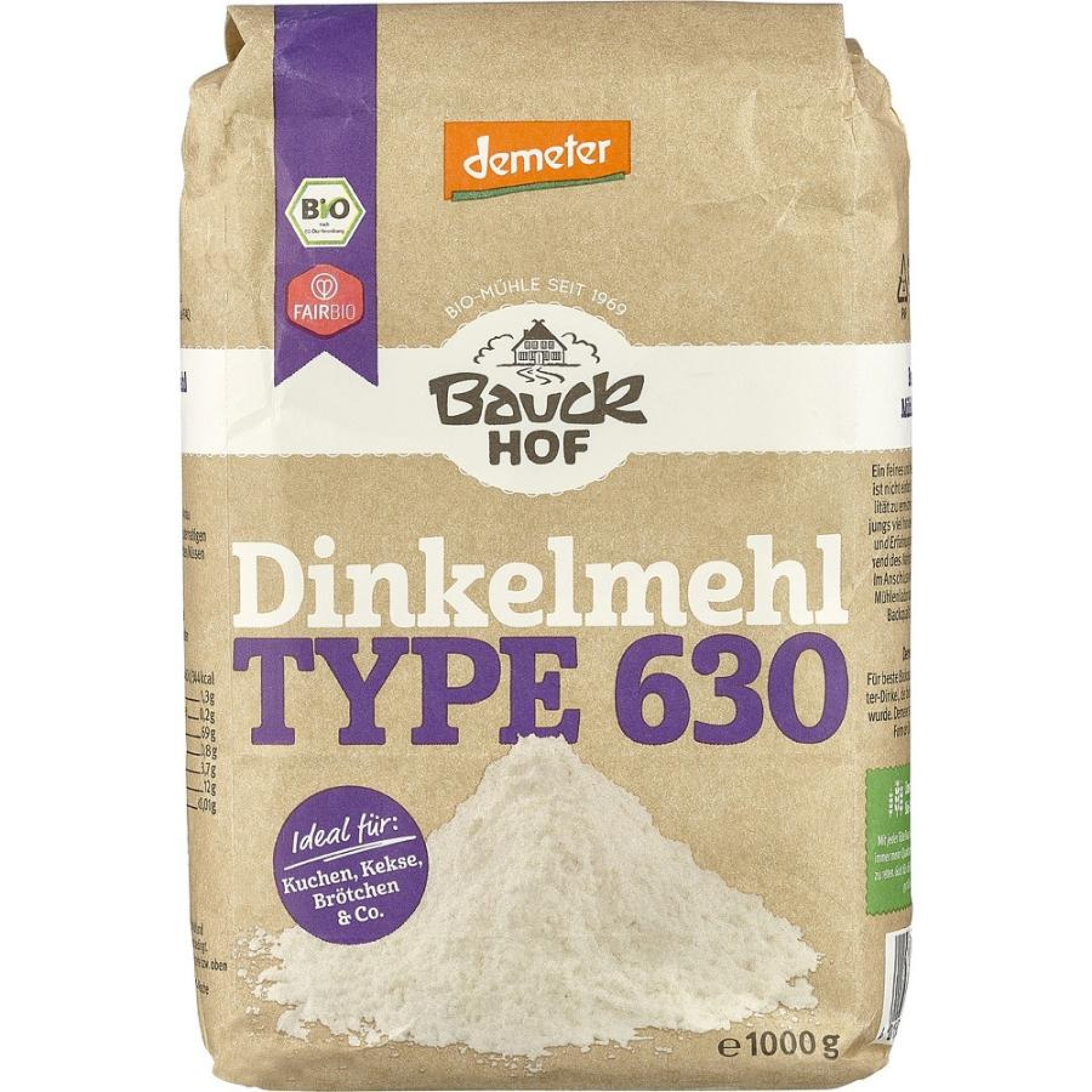 Faina bio de spelta tip 630 Demeter - 1 kg