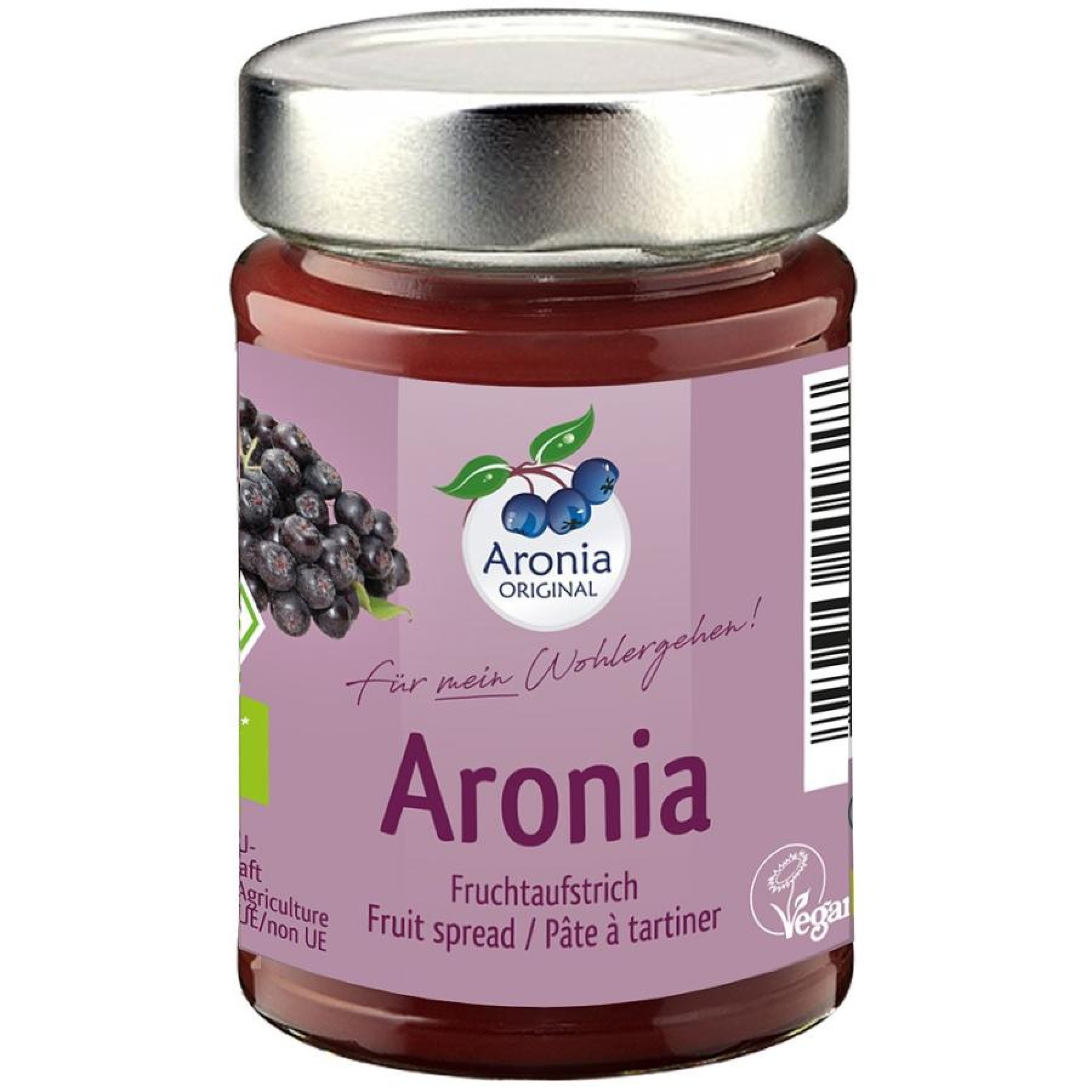 Dulceata bio de aronia cu sirop de agave - 200 g