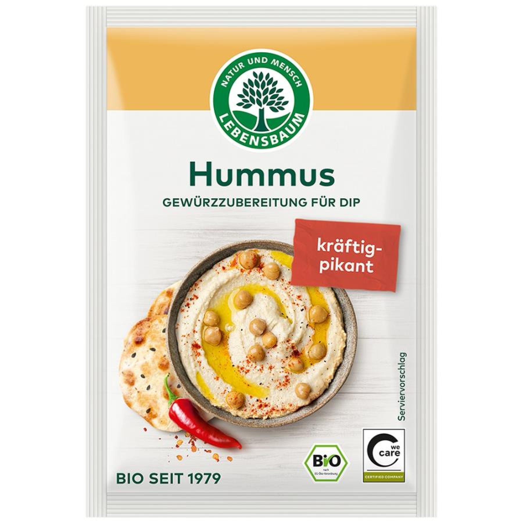 Mix bio de condimente picante pentru hummus - 10 g