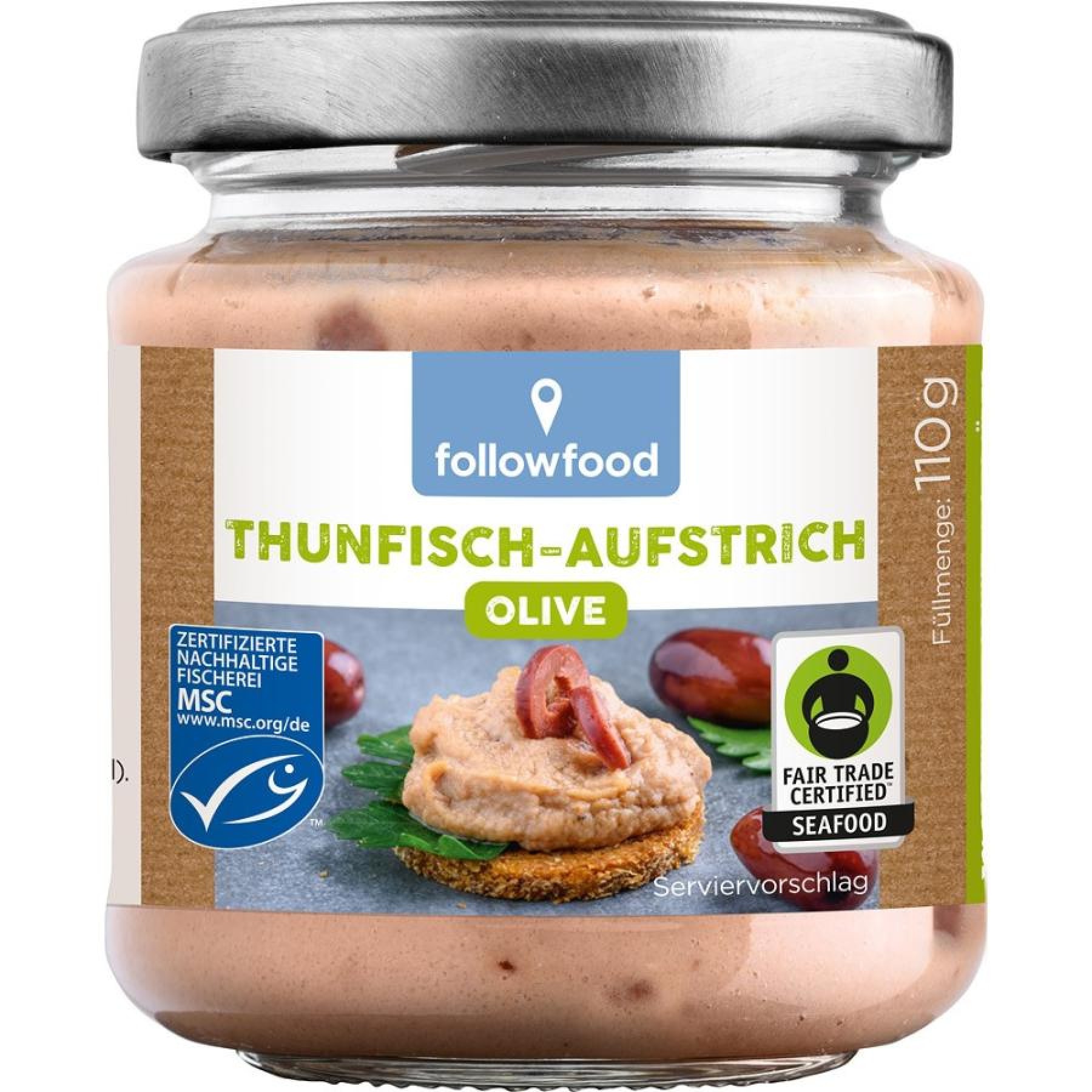 Crema de ton cu masline bio - 110 g