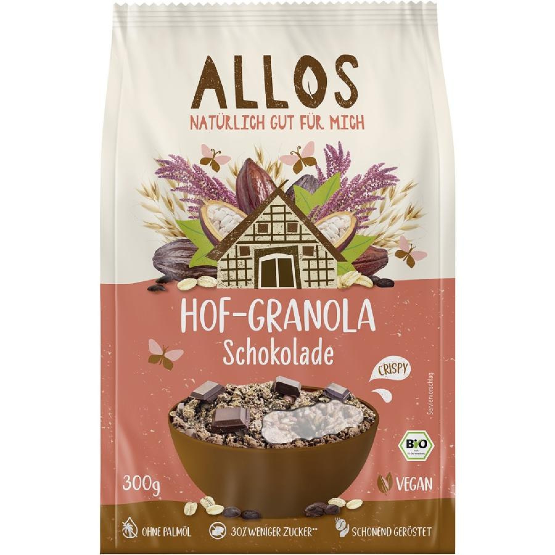 Granola bio cu ciocolata - 300 g