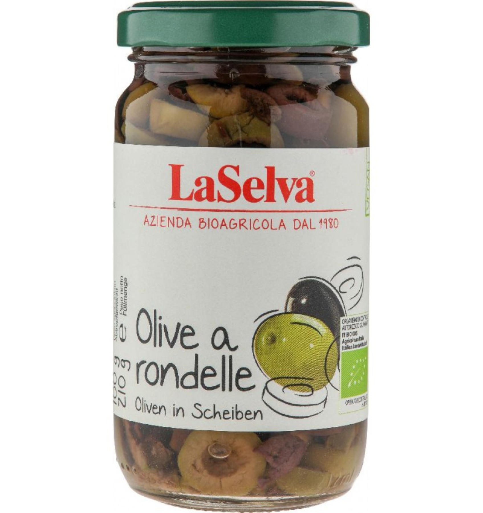 ECO/BIO Masline rondele 210gr