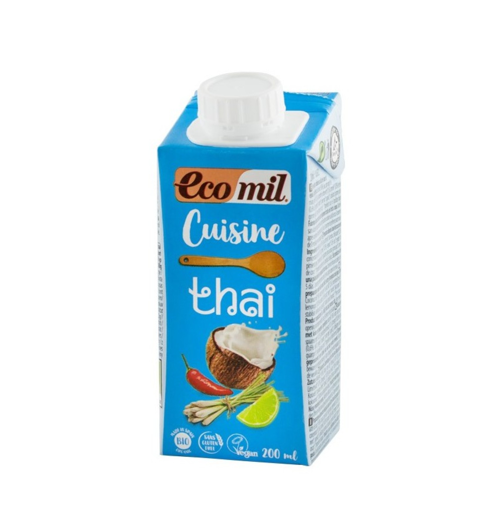 CREMA VEGETALA BIO PENTRU GATIT THAI, 200 ML ECOMIL CUISINE