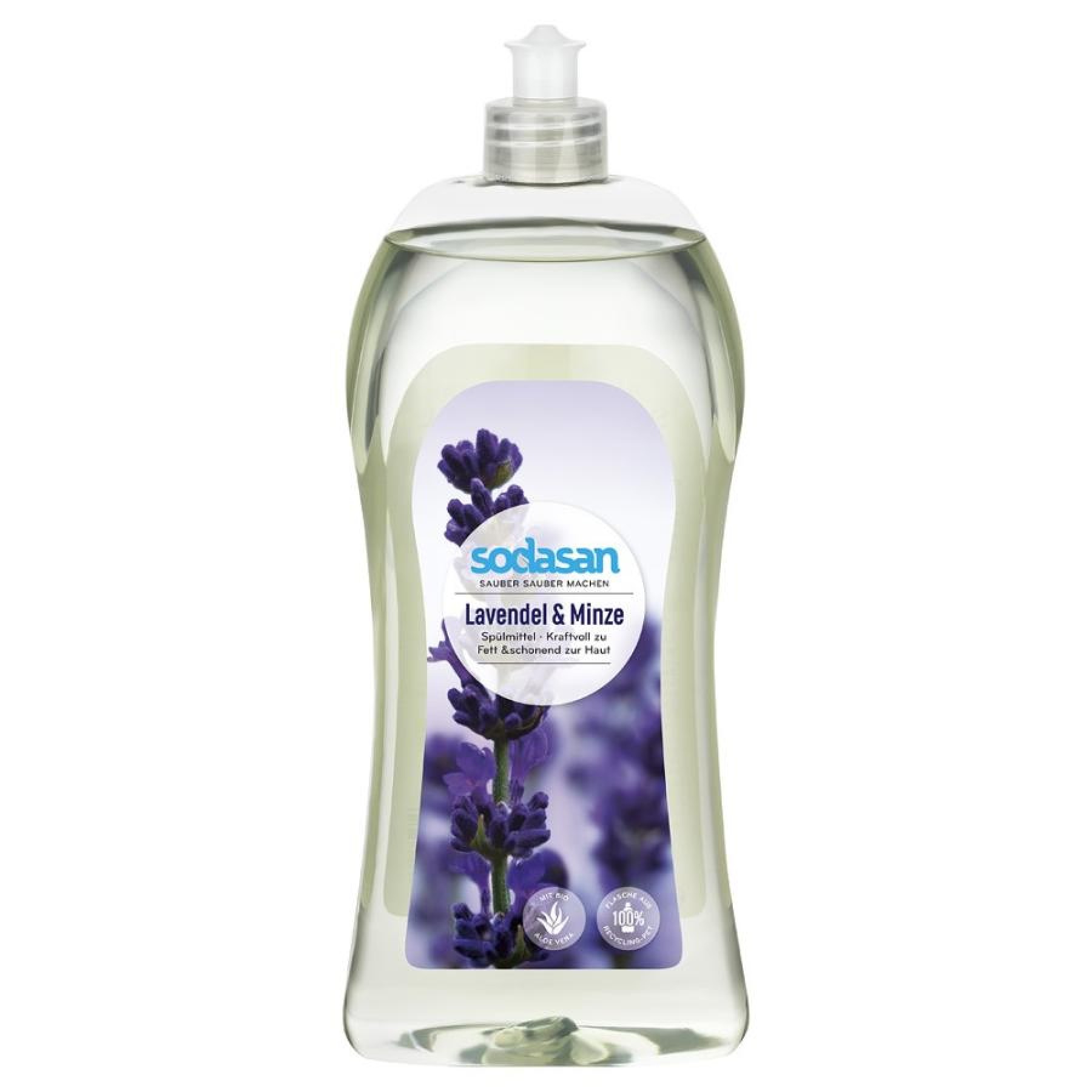Detergent lichid de vase cu lavanda si menta - 1 L