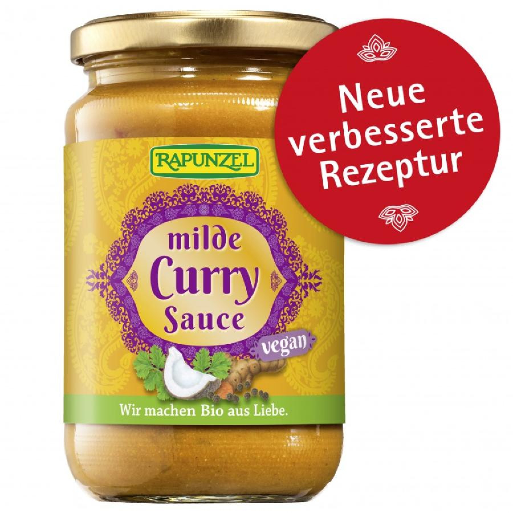 Sos Curry fin VEGAN bio - 330 ml
