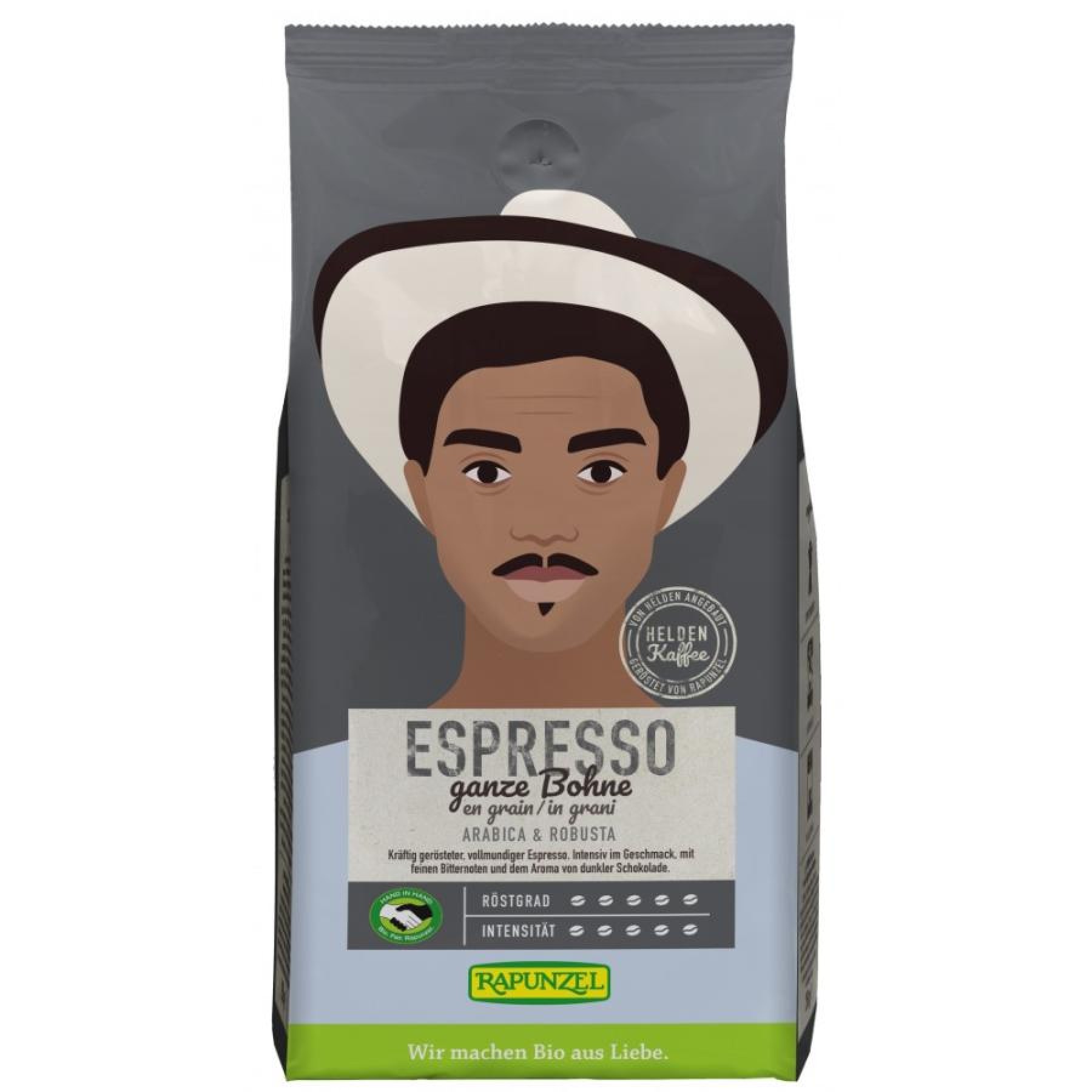 Cafea ecologica gusto espresso boabe - 250 g