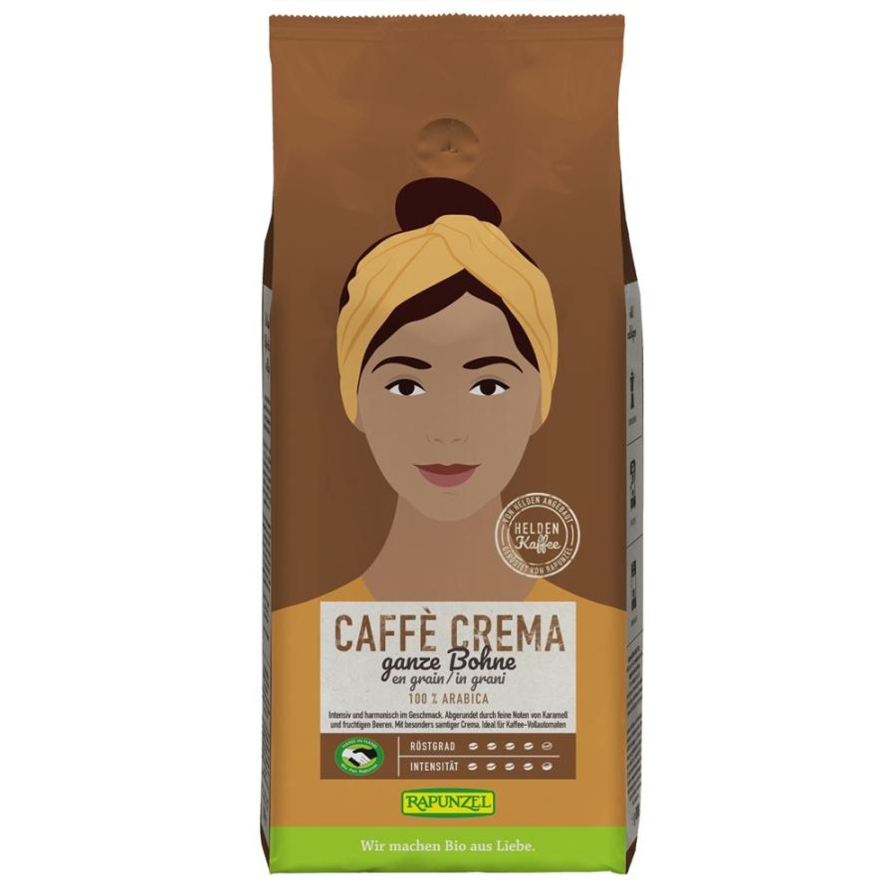 Cafea bio Gusto Crema boabe - 1 kg