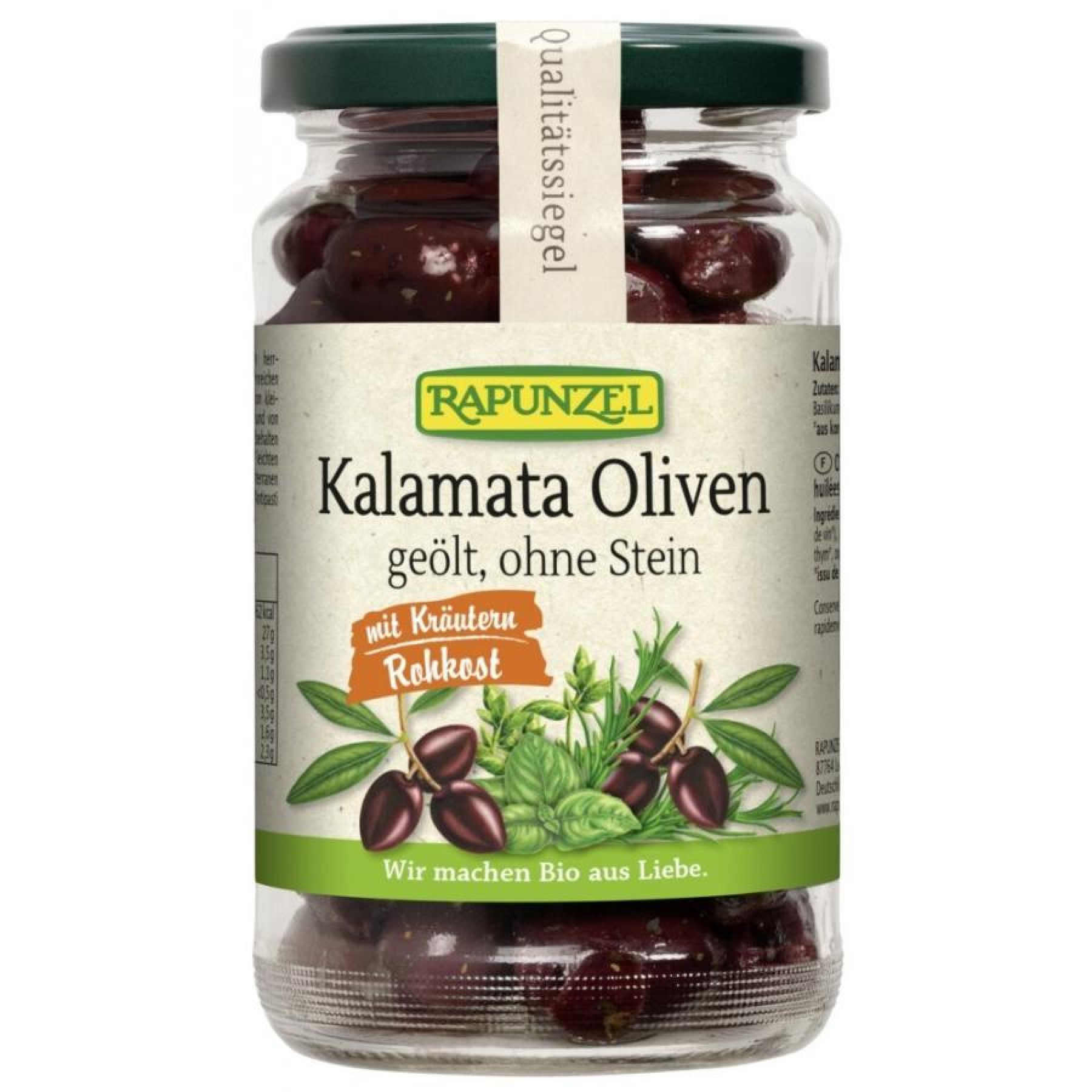 Masline Kalamata cu ierburi aromatice - 170 g