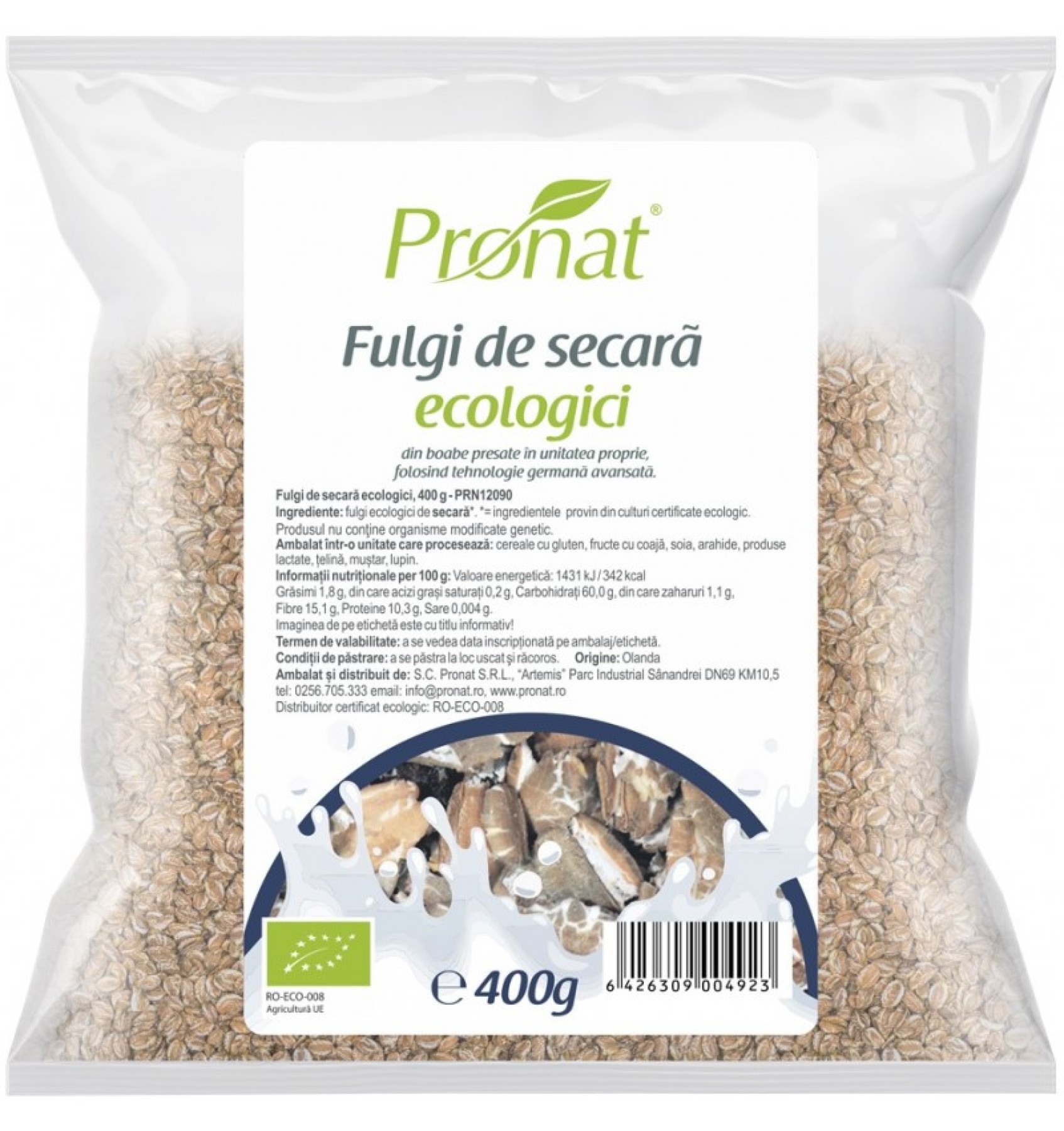 Fulgi BIO de secara 400 g