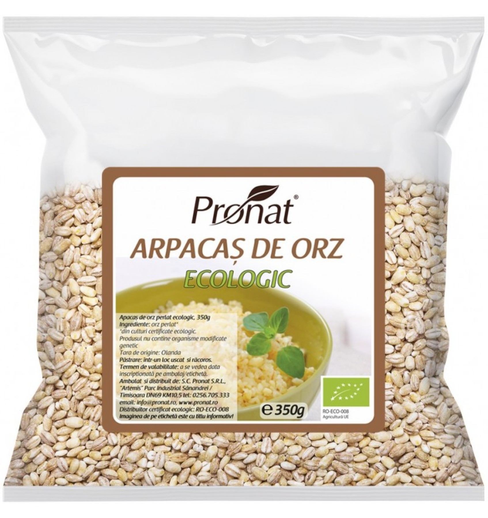 Arpacas de orz BIO, 350g
