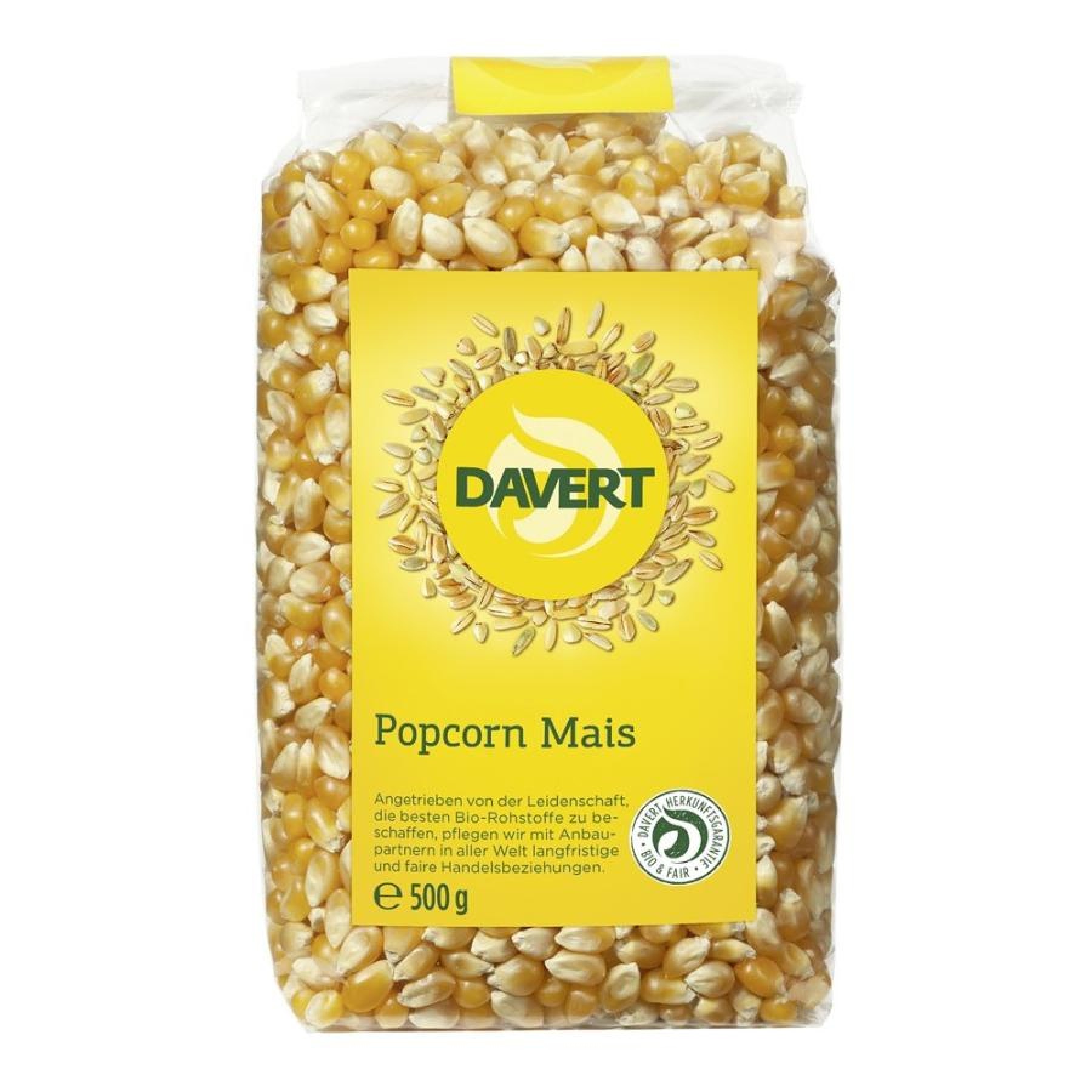 Porumb bio pentru popcorn - 500 g