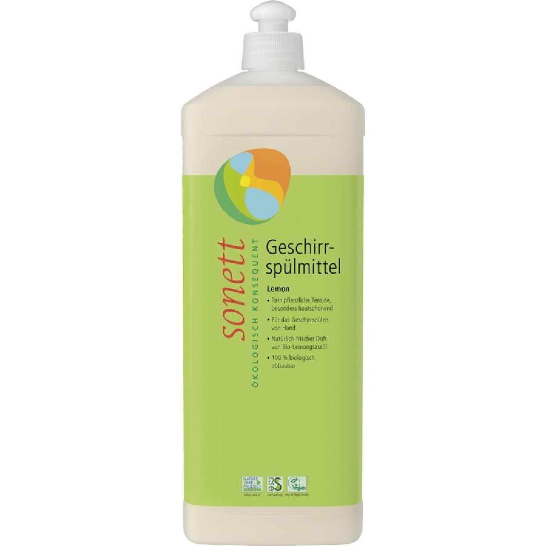 Detergent ecologic pentru spalat vase cu lamaie bio - 1 L