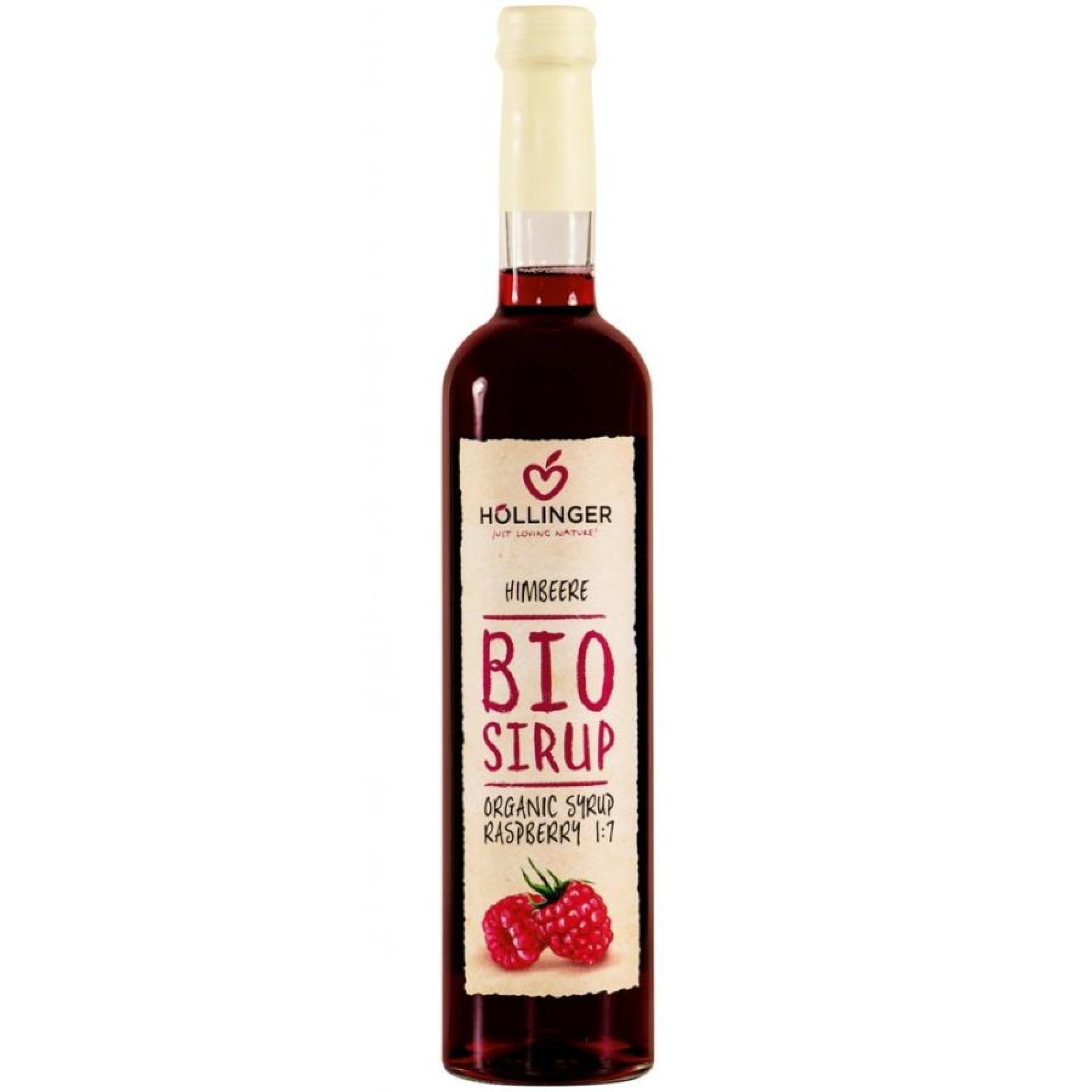 Sirop BIO de zmeura, 0,5 l HOLLINGER