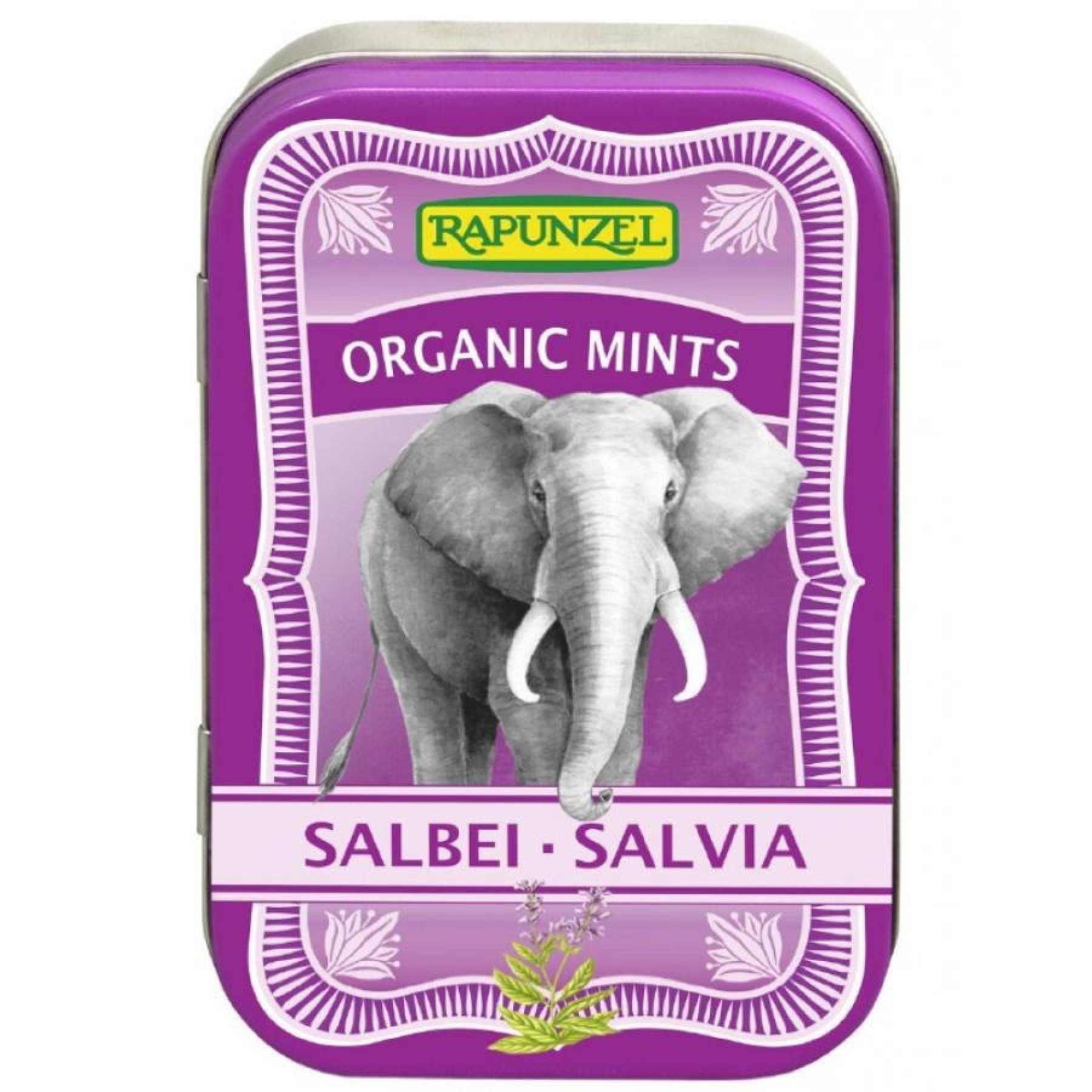 Mints drajeuri bio cu salvie - 50 g