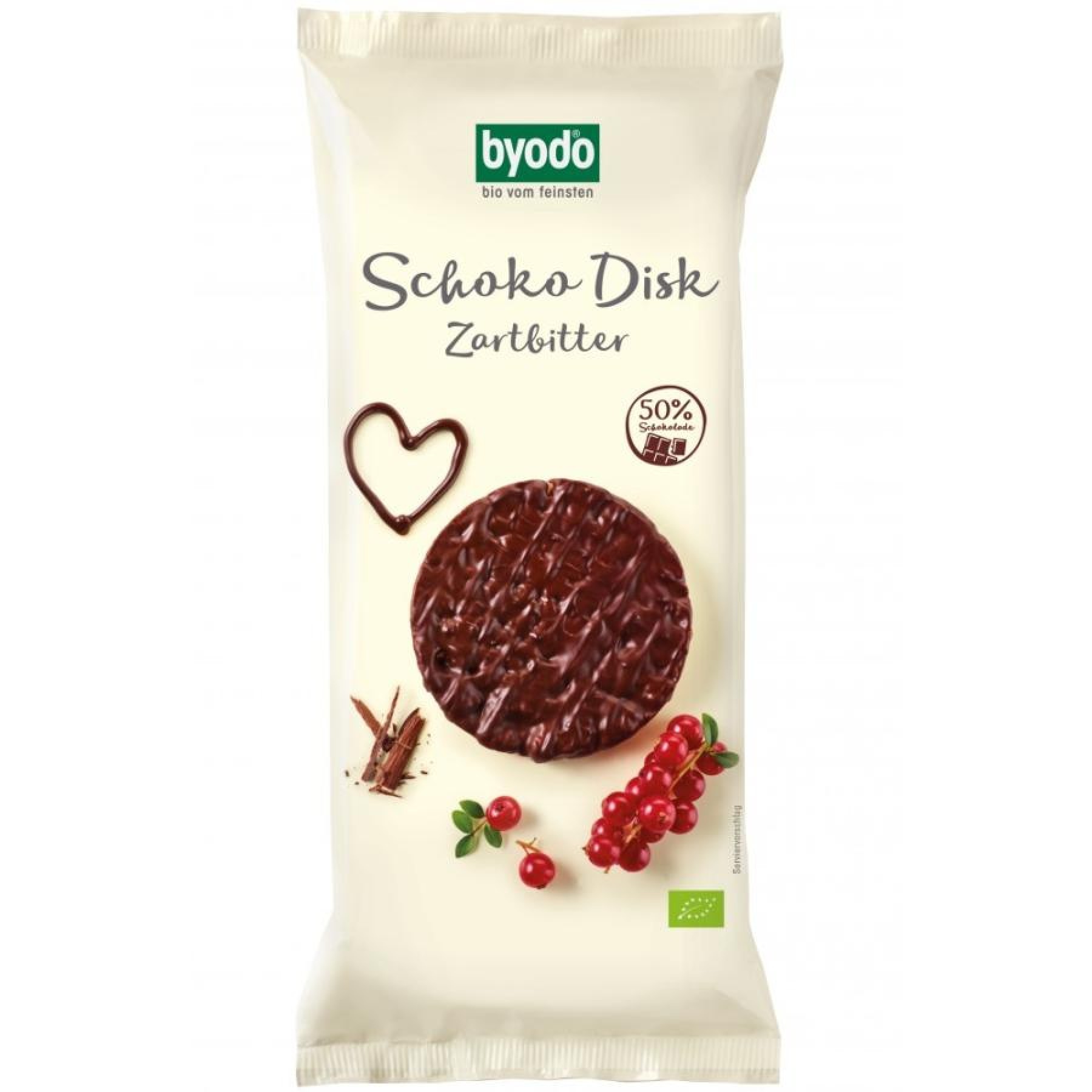 Rondele din orez integral cu ciocolata amaruie - 65 g