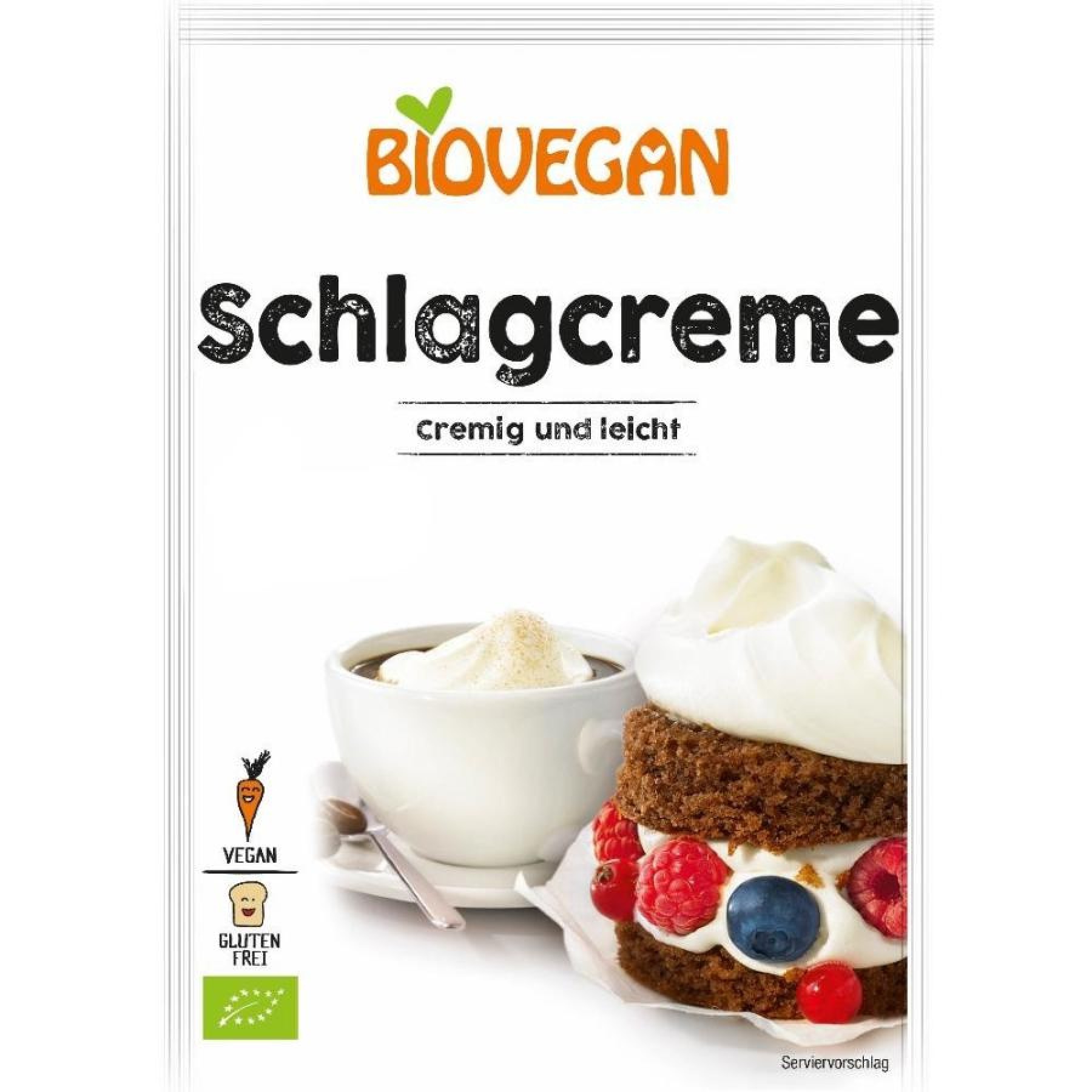 Frisca vegetala fara gluten Bio, 54 g Biovegan