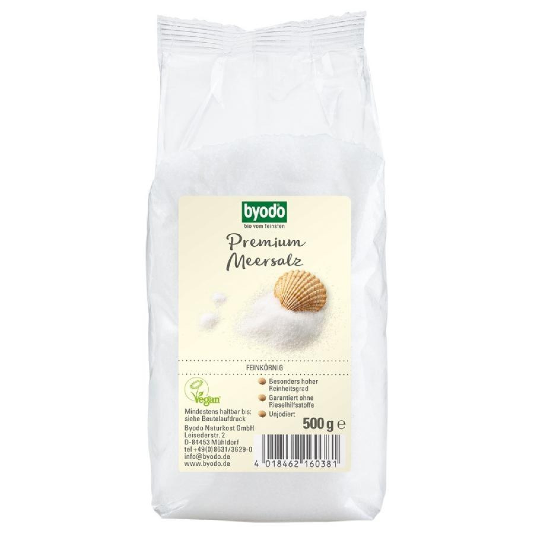 Sare de mare fina neiodata - 500 g