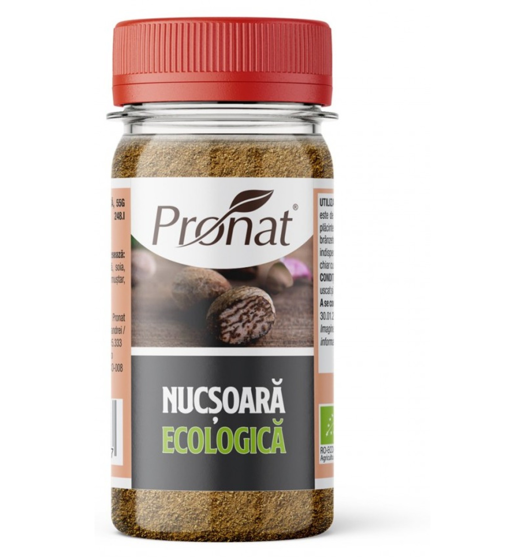 Nucsoara macinata bio, 55 g